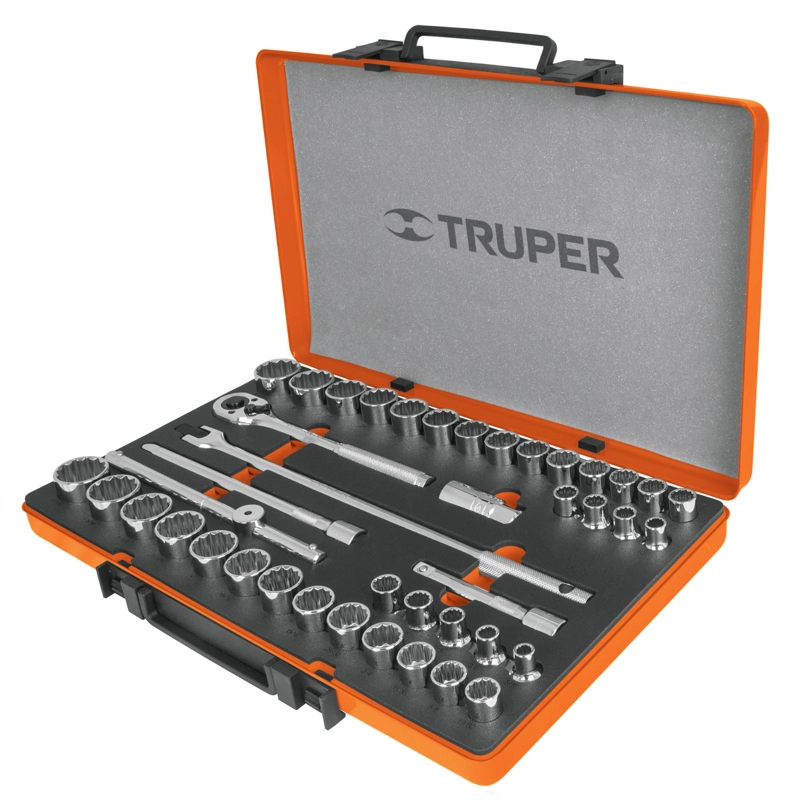 SET HERRAMIENTAS TRUPER CF-13940 42 1/2' STD Y MM - 1