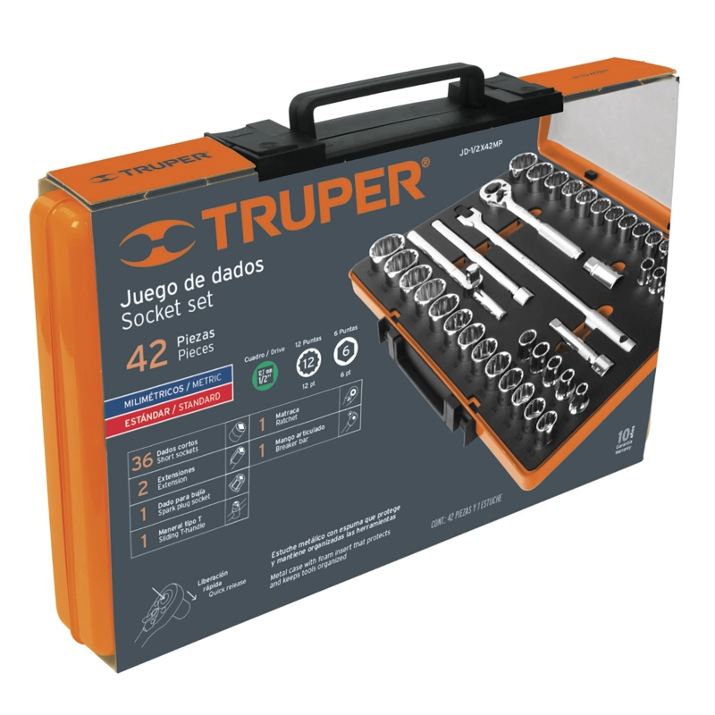 SET HERRAMIENTAS TRUPER CF-13940 42 1/2' STD Y MM - 3