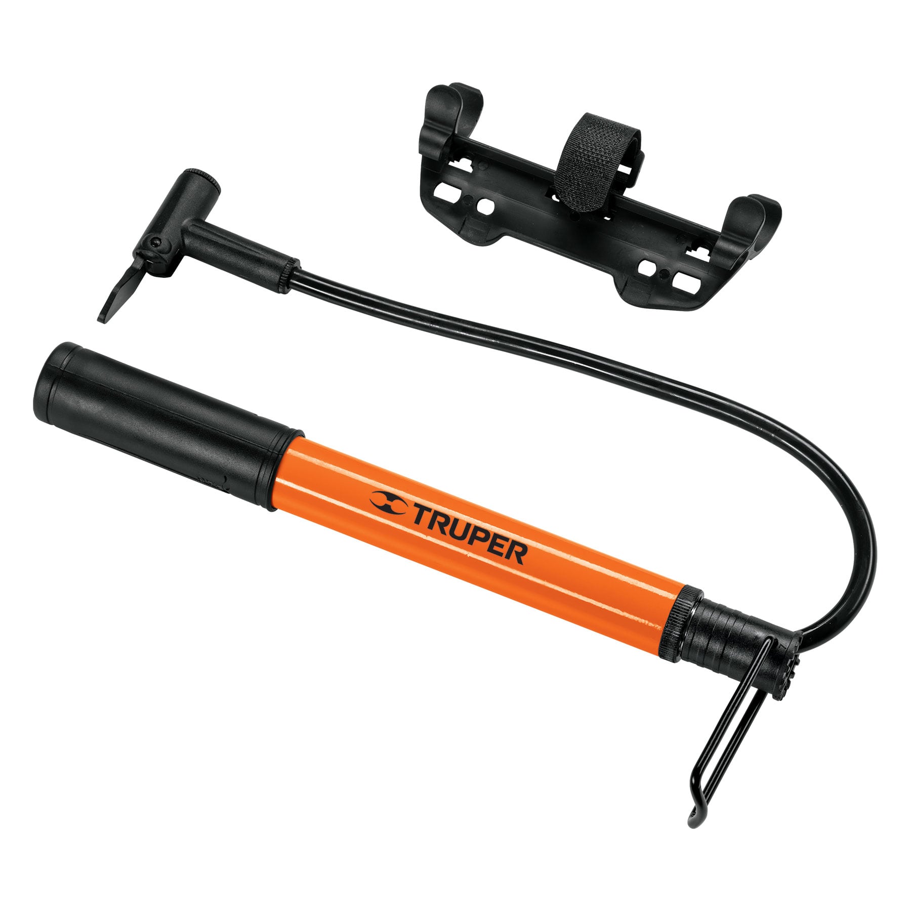 INFLADOR PORTATIL PARA BICICLETAS 60 PSI TRUPER - 1