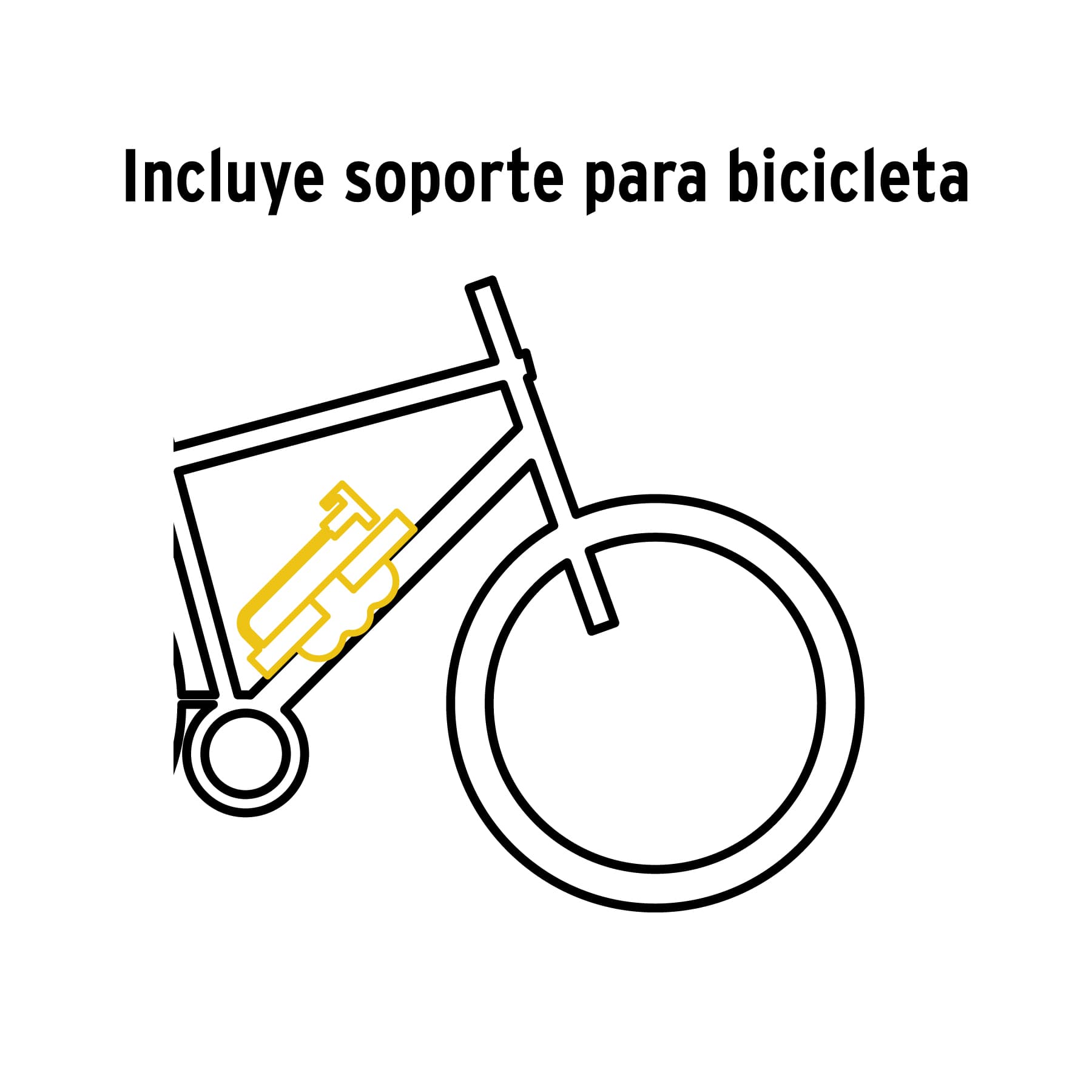 INFLADOR PORTATIL PARA BICICLETAS 60 PSI TRUPER - 2