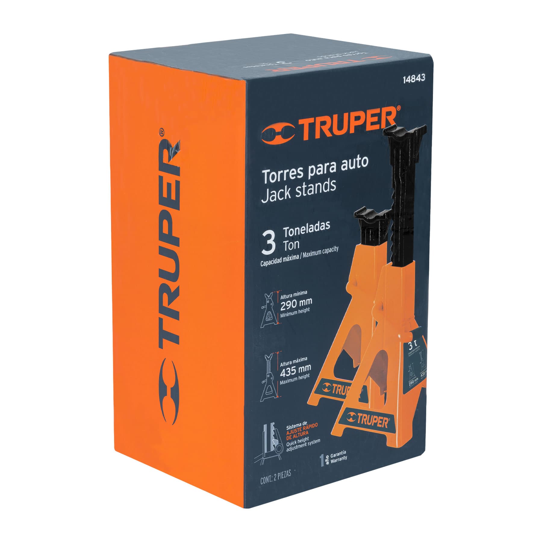 CABALLETE TRUPER PARA AUTO 3T - 4