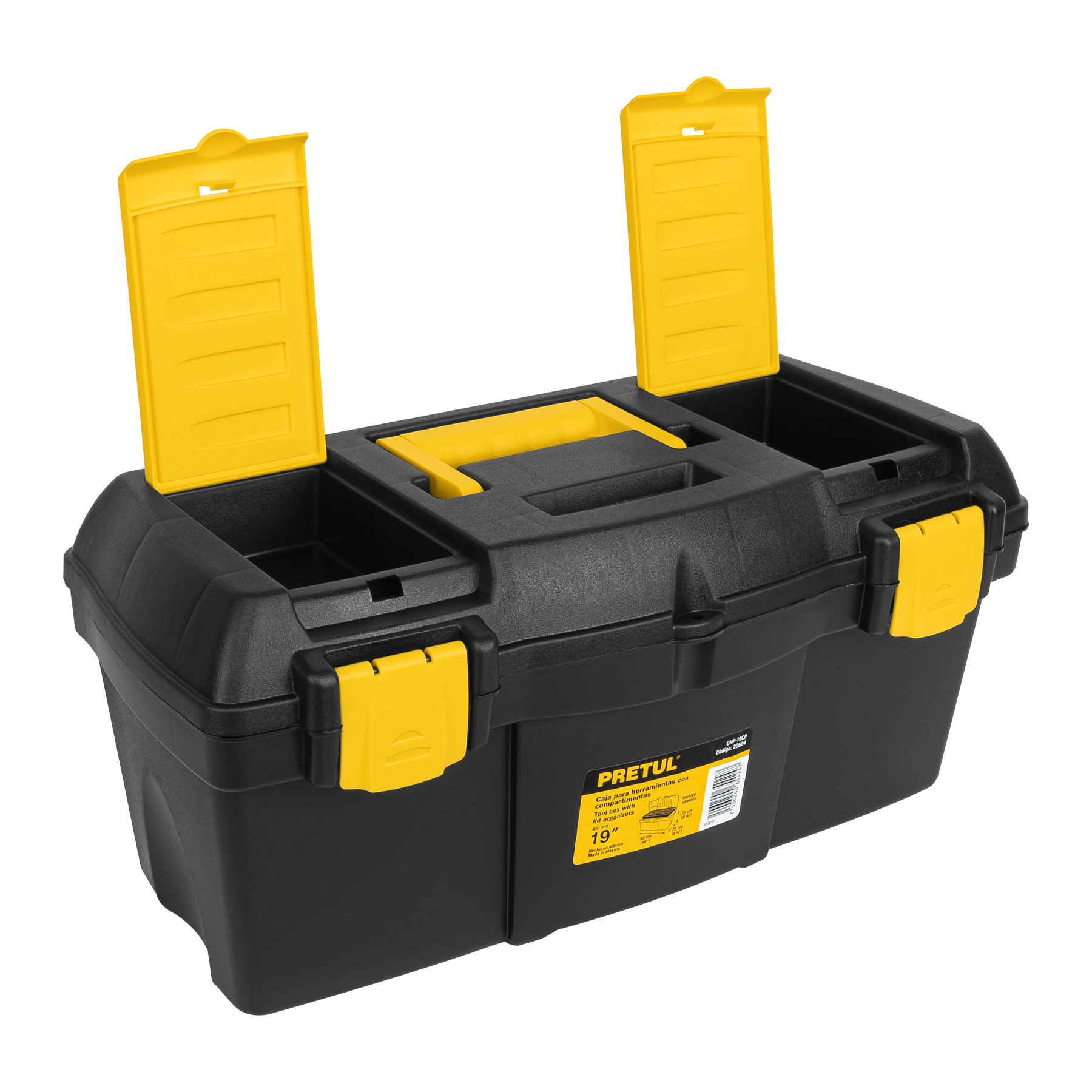 CAJA DE HERRAMIENTA DE 19' CON COMPARTIMIENTOS - 3