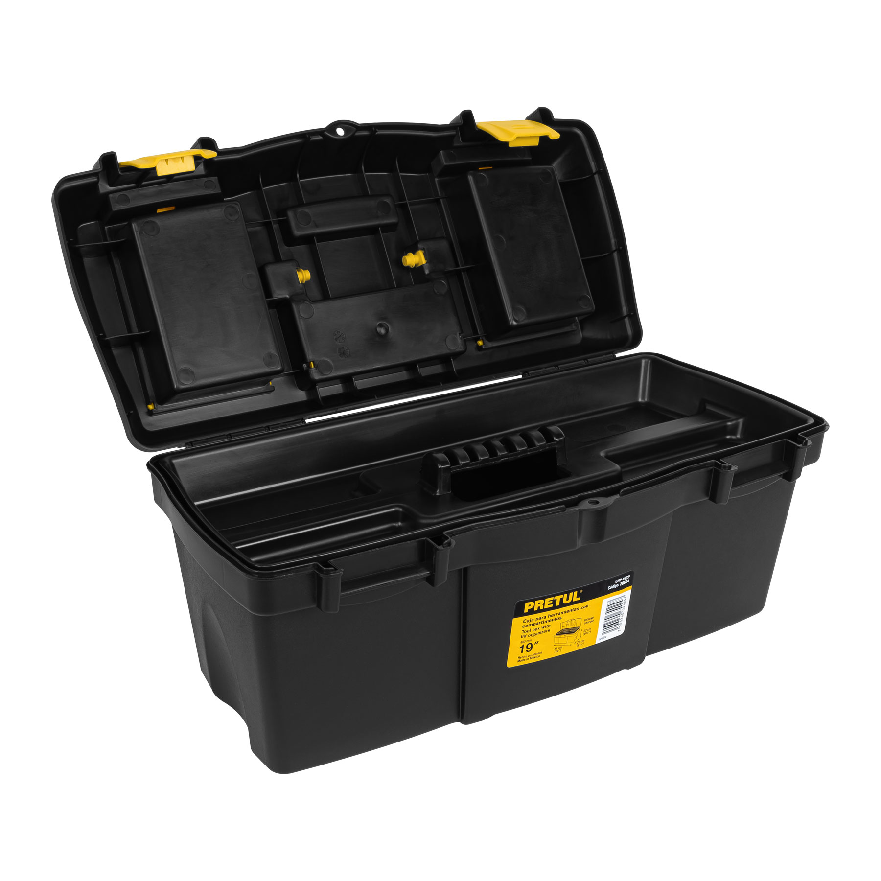 CAJA DE HERRAMIENTA DE 19' CON COMPARTIMIENTOS - 4