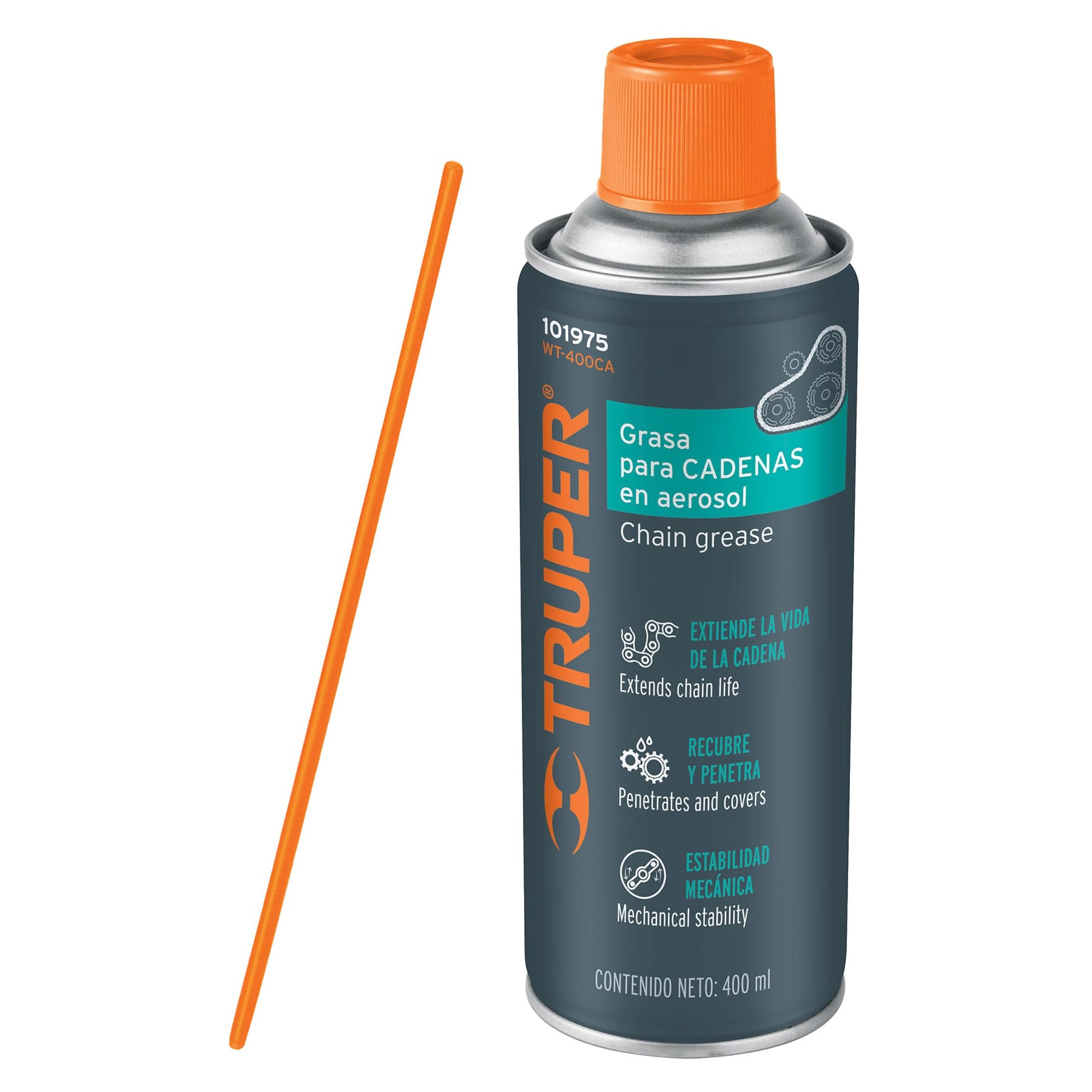 LUBRICANTE DE CADENAS EN AEROSOL 400 ML - TRUPER - 1