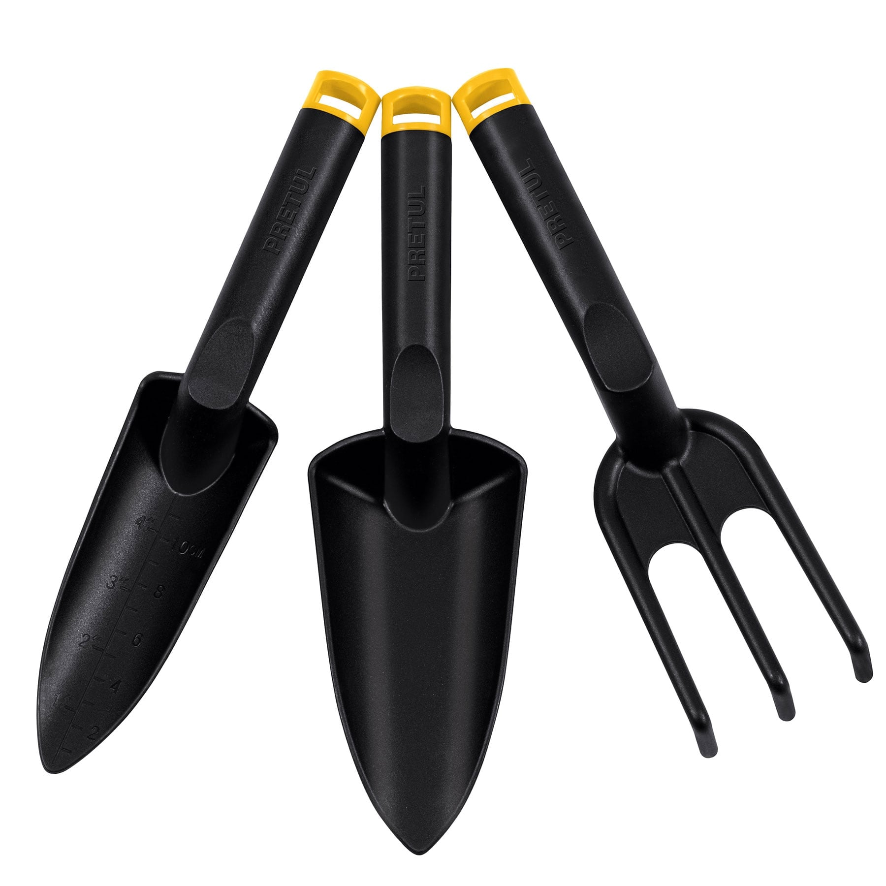 JUEGO DE 03 HERRAMIENTAS DE 11' PARA JARDIN - PRETUL - 1