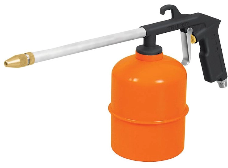 PISTOLA TRUPER AIRE LIMPIEZA MOTORES NARANJA - 1