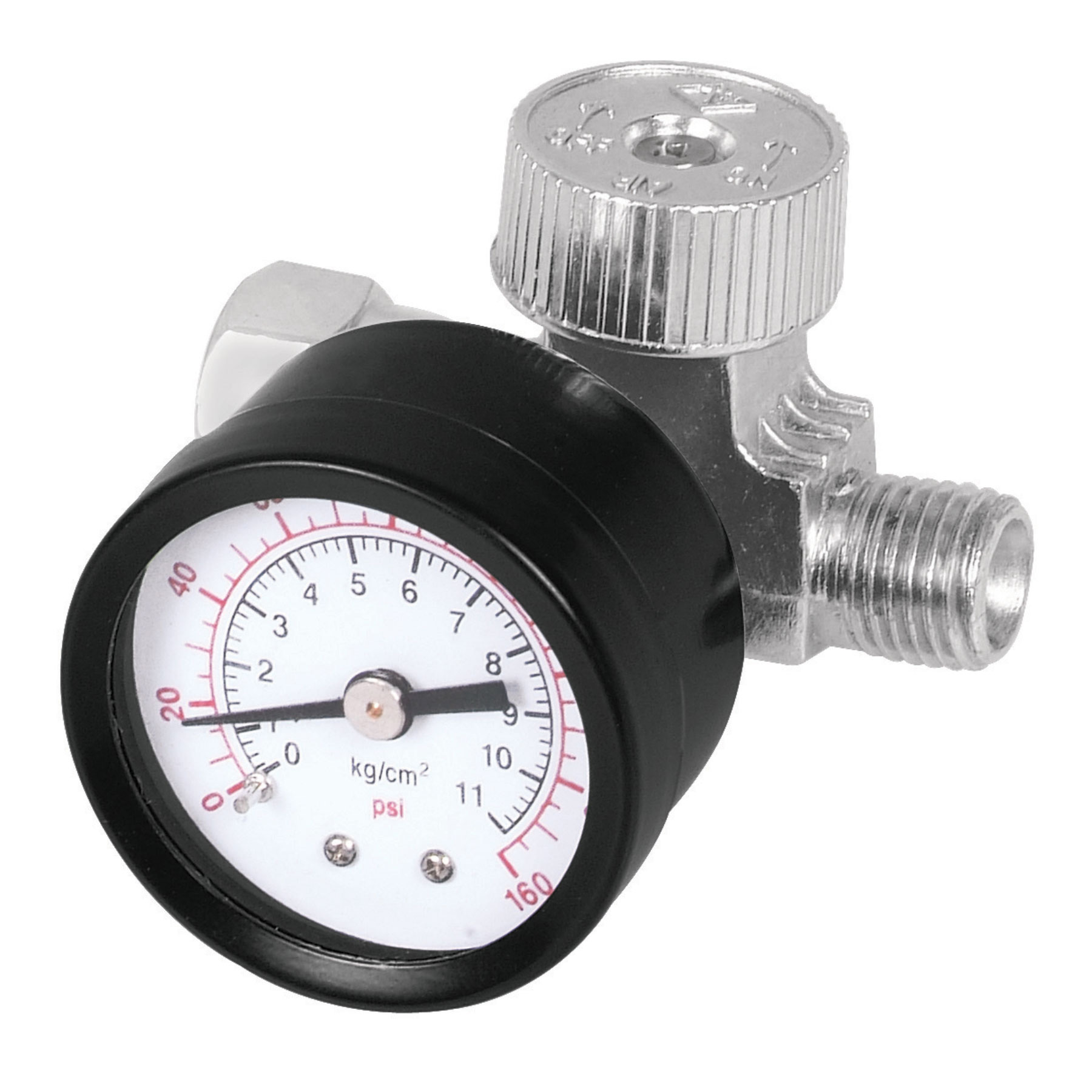 REGULADOR DE AIRE CON MANOMETRO 1/4 NPT TRUPER - 1