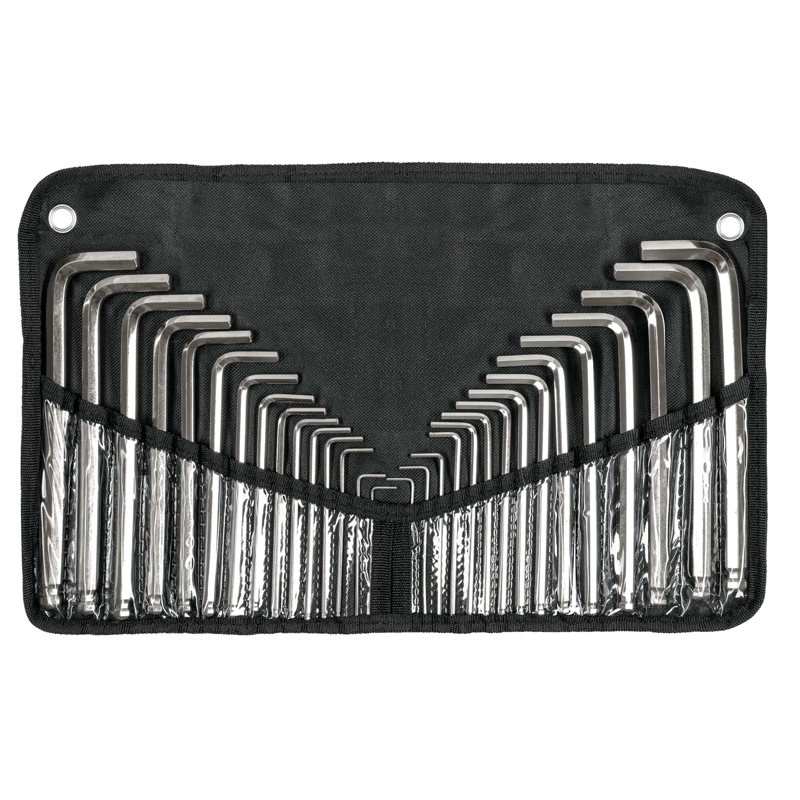 SET LLAVES PRETUL 15562 30 PIEZAS ALLEN LARGAS STD Y MM PUNTA BOLA INCLUYE ESTUCHE - 1