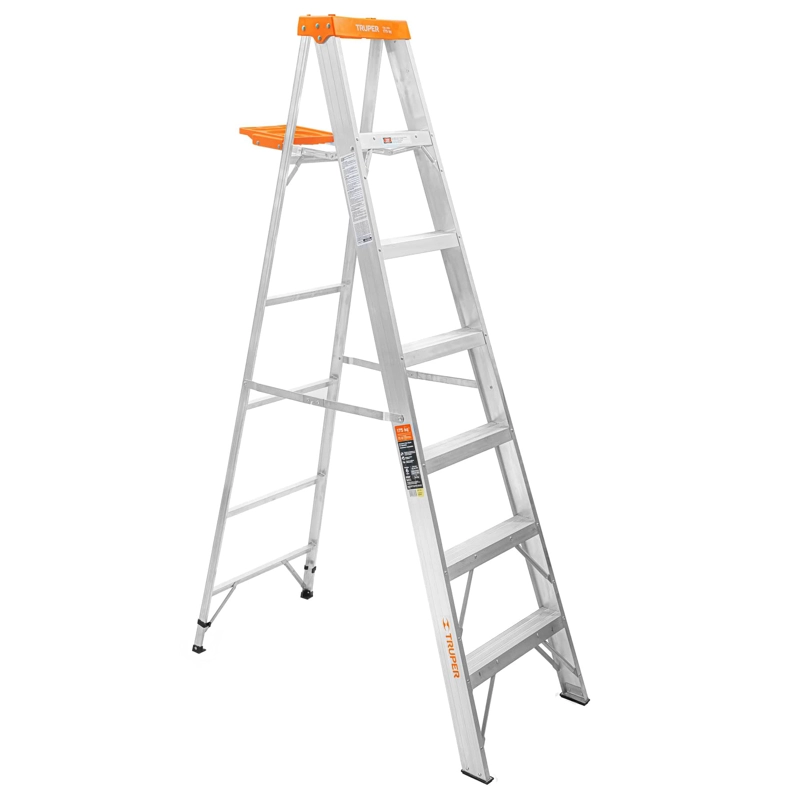 ESCALERA TRUPER TIJERA CAPACIDAD CARGA 175 KG 16744 6 PELDAÑOS - 1