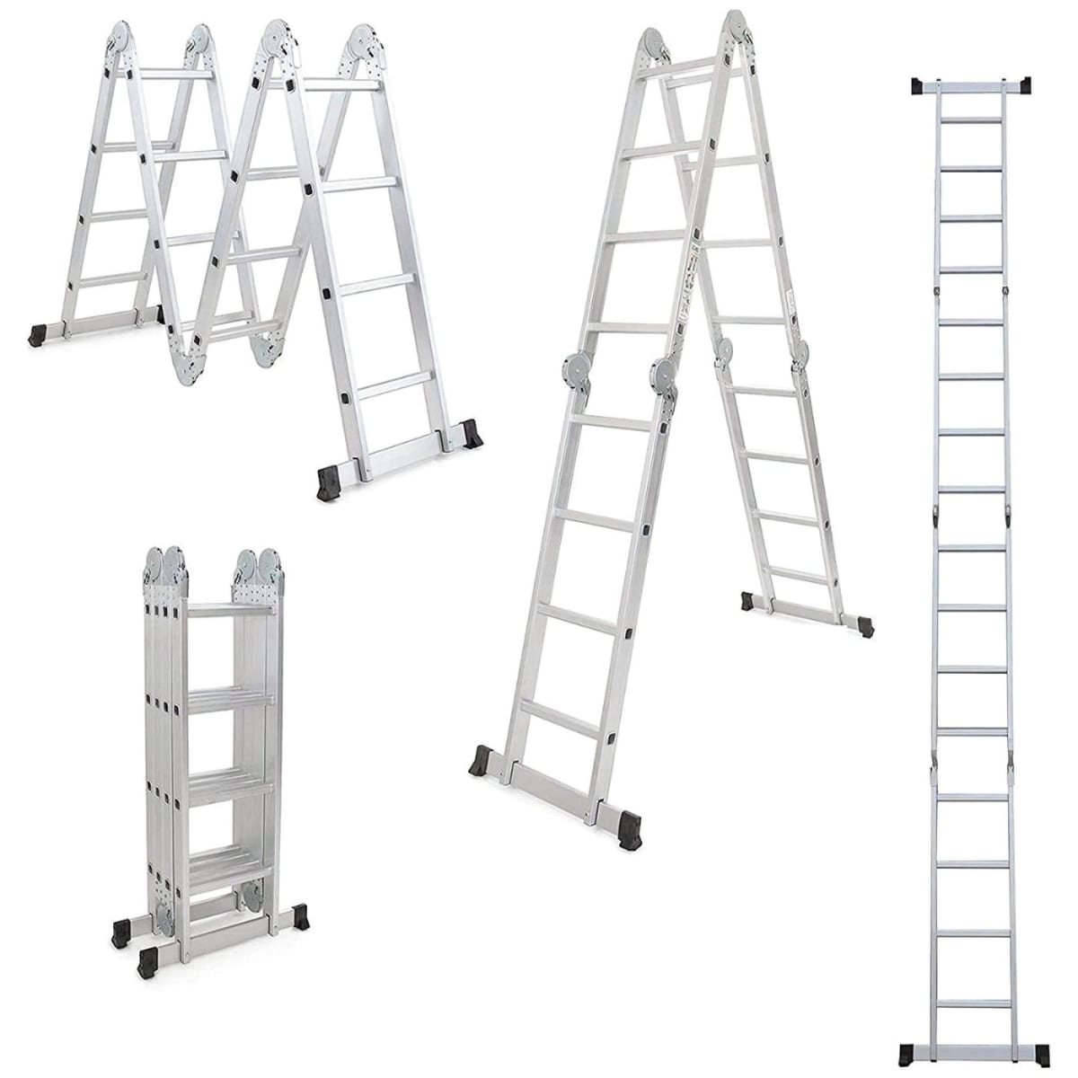 Escalera Multiposición 16 pasos escalera articulada Truper - 8