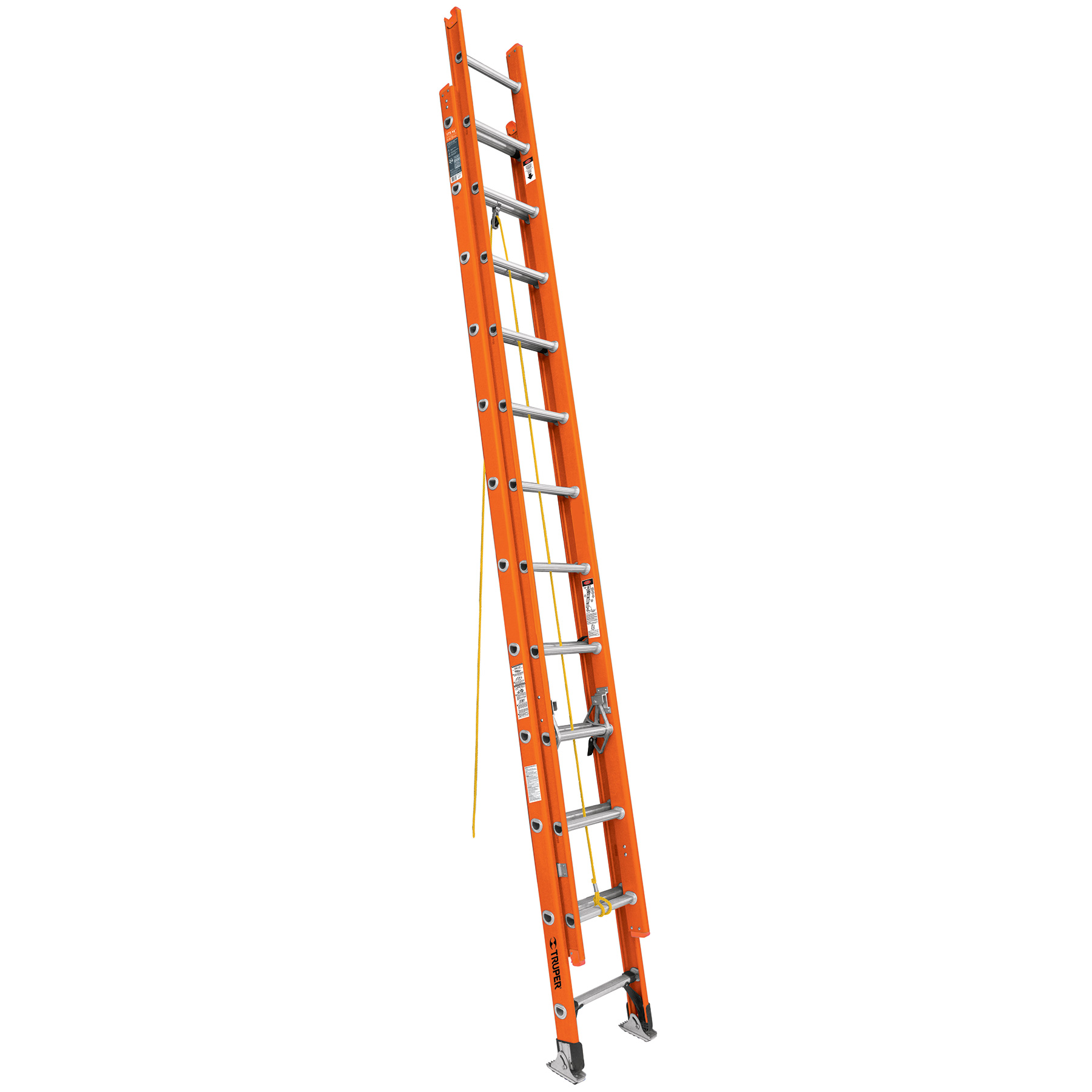 ESCALERA TRUPER TELESCOPICA FIBRA VIDRIO CAPACIDAD CARGA 175 KG 16757 24 PELDAÑOS - 1
