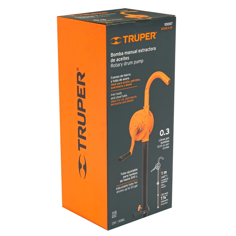 BOMBA TRUPER CF10067 EXTRACTORAS ACEITES MANIVELA 15 HP - 3