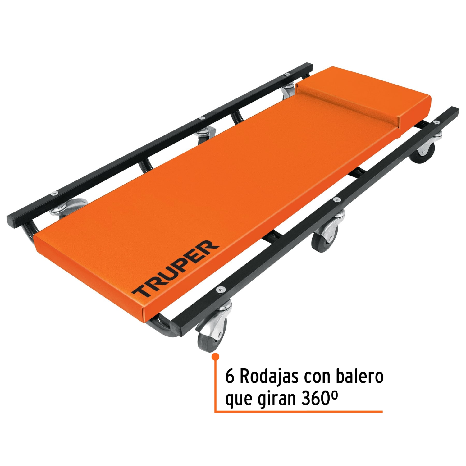 CAMA DE PLASTICO 40' PARA MECANICO TRUPER - 2