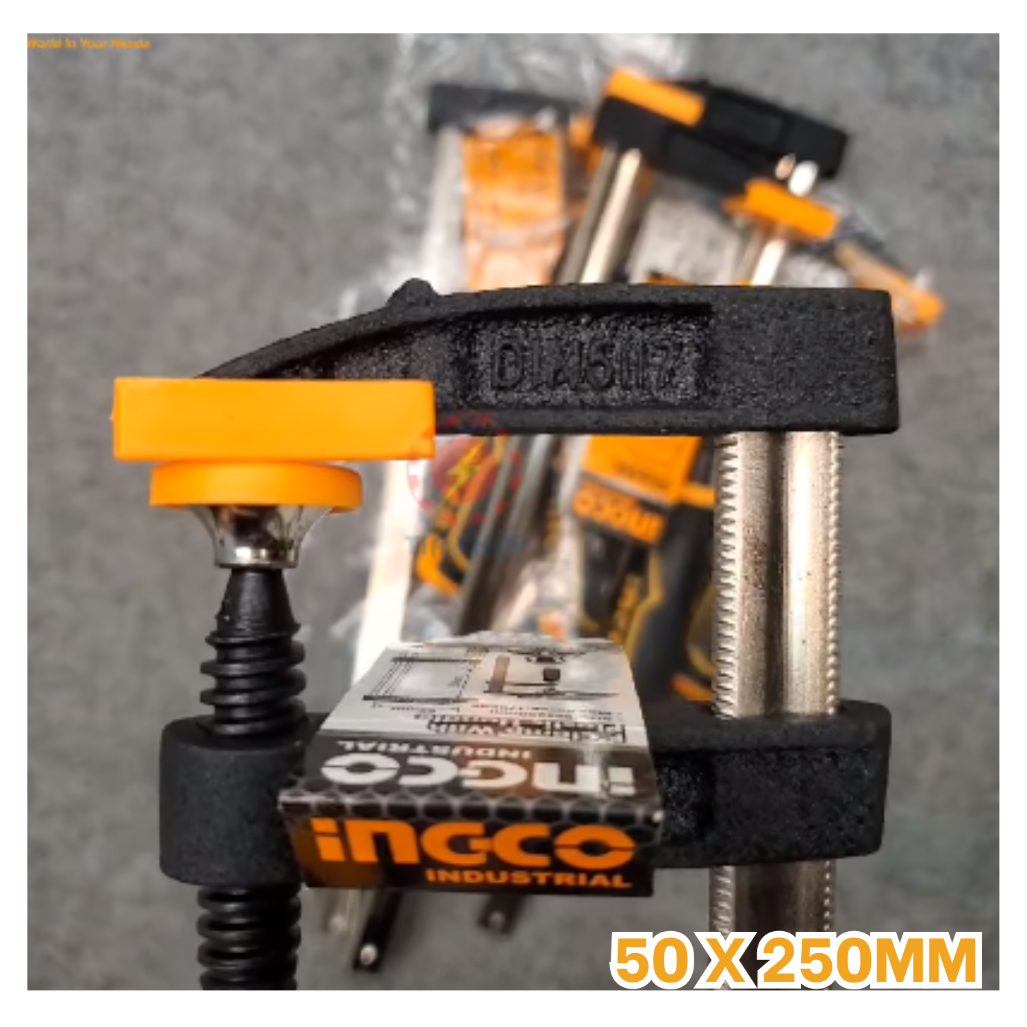 PRENSA SARGENTO TIPO F 50 X 250MM INDUSTRIAL INGCO - 2