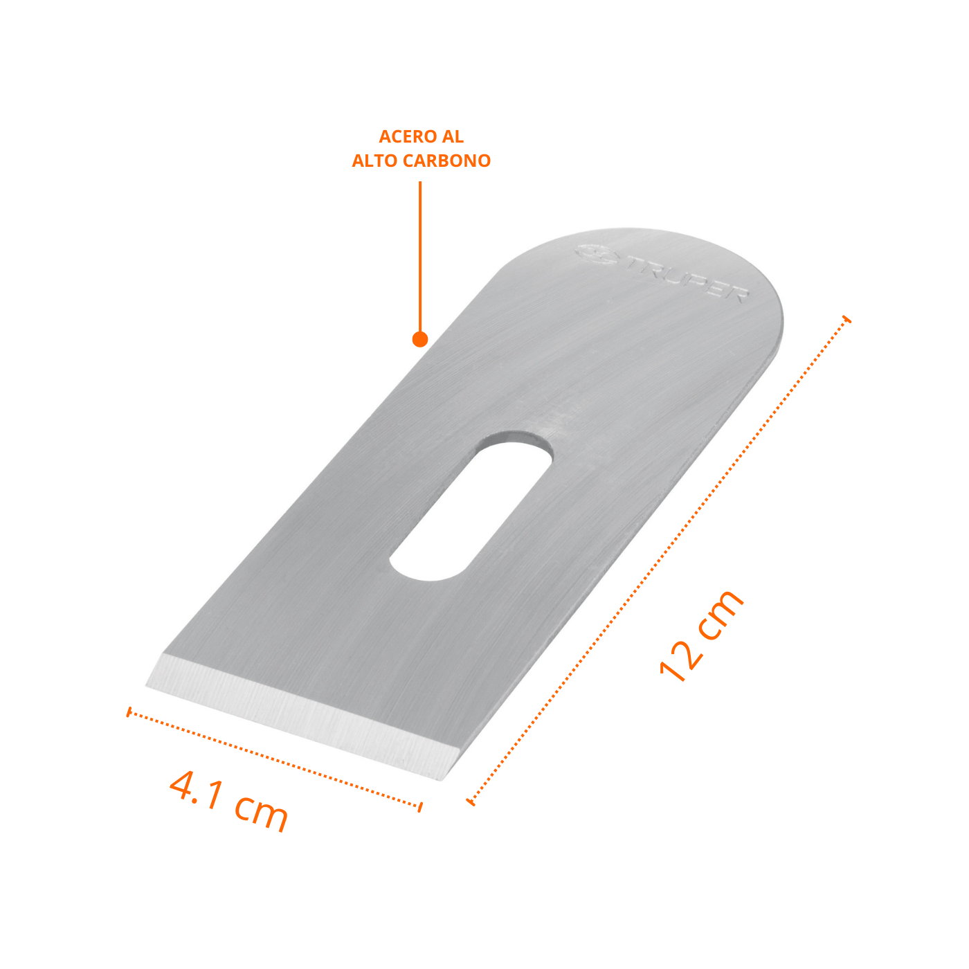 REPUESTO DE CUCHILLA PARA MINI CEPILLO 1 5/8' TRUPER - 2