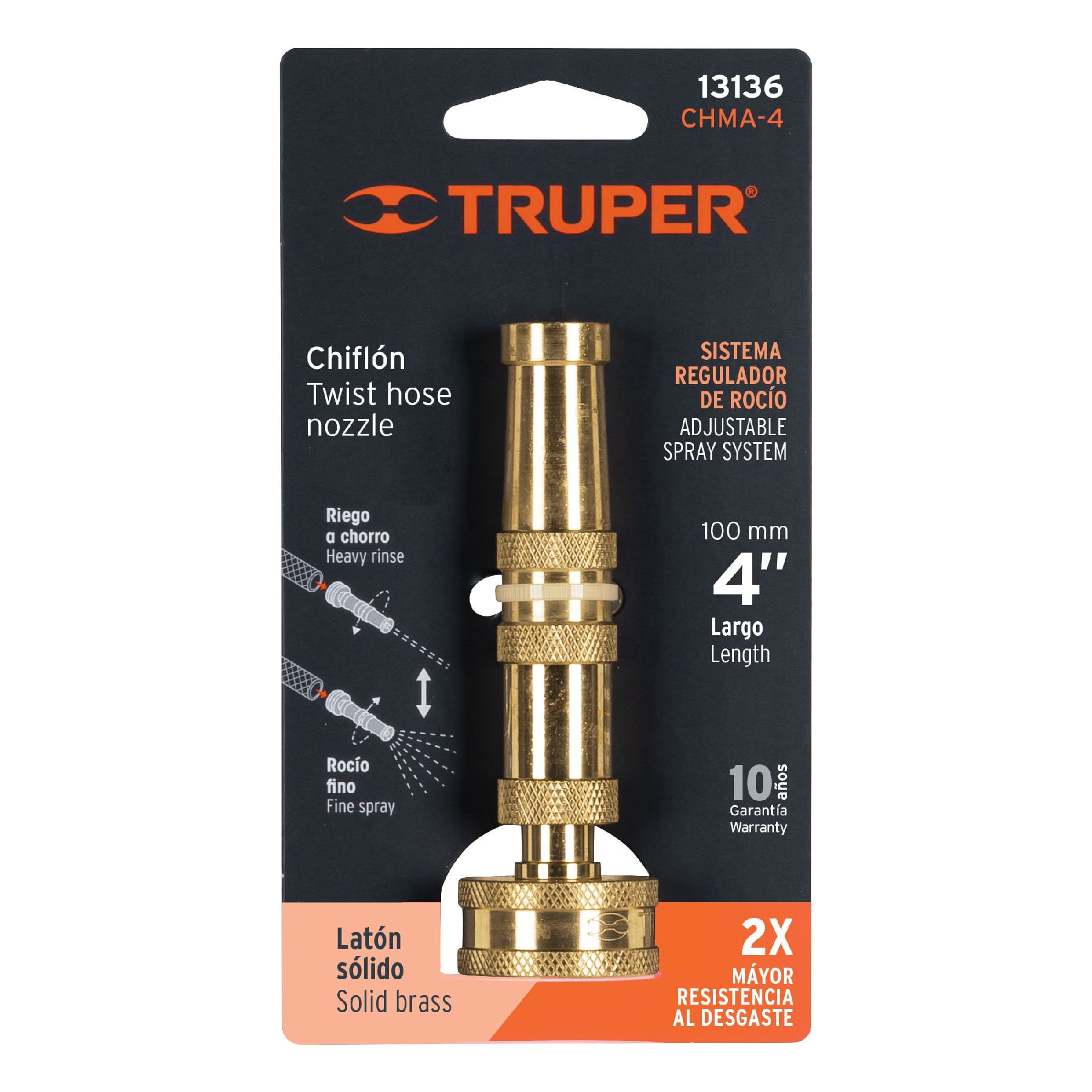 CHIFLÓN DE BRONCE EN BLÍSTER TRUPER - 4
