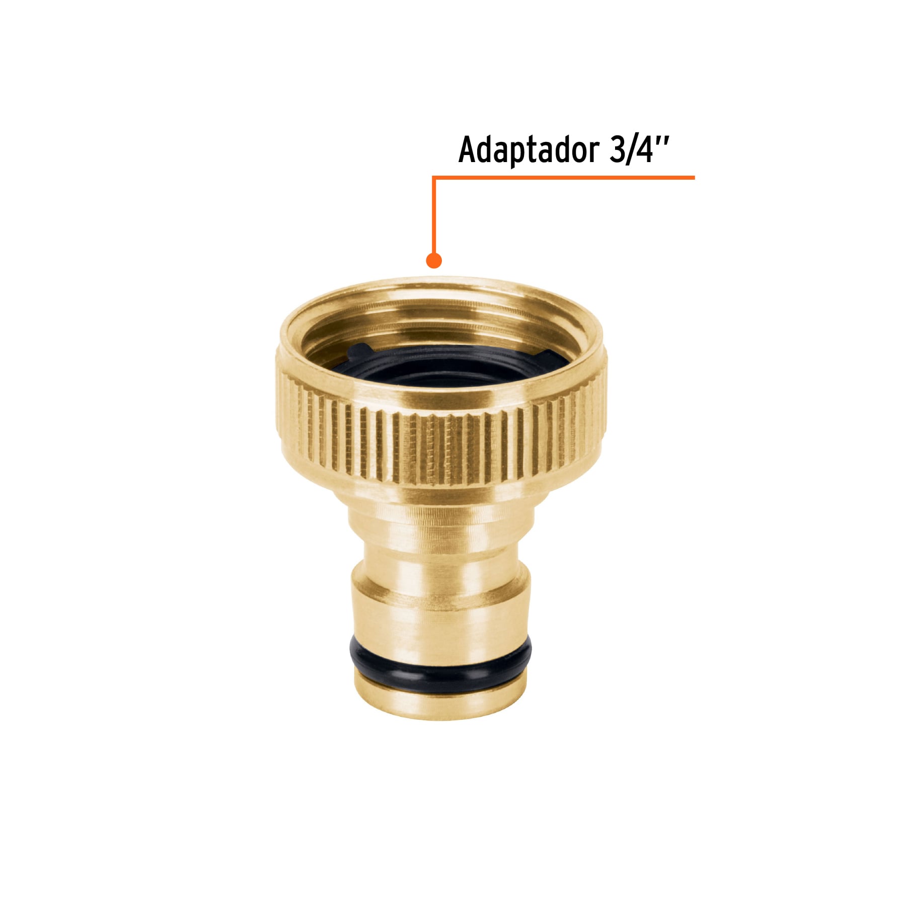 CONECTORES DE LATÓN SOLIDO SISTEMA CLICK HEMBRA TRUPER - 2