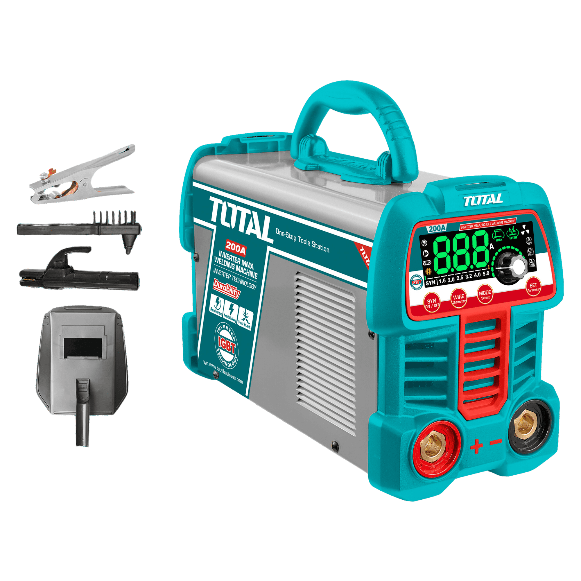 SOLADORA INVERSORA MMA/TIG 200A TOTAL - 2