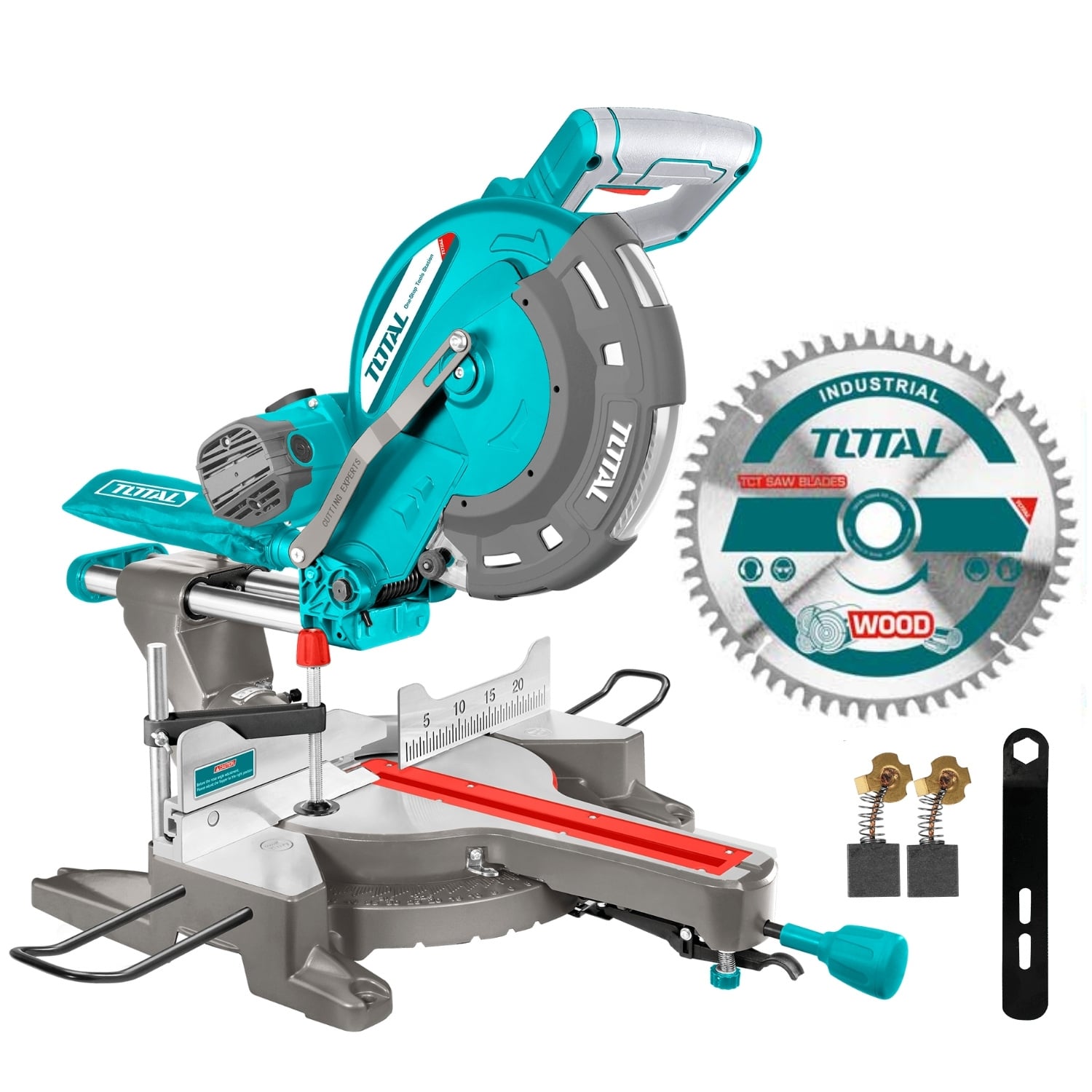 SIERRA INGLETEADORA TELESCÓPICA 2400W 12' INDUSTRIAL TOTAL - 1