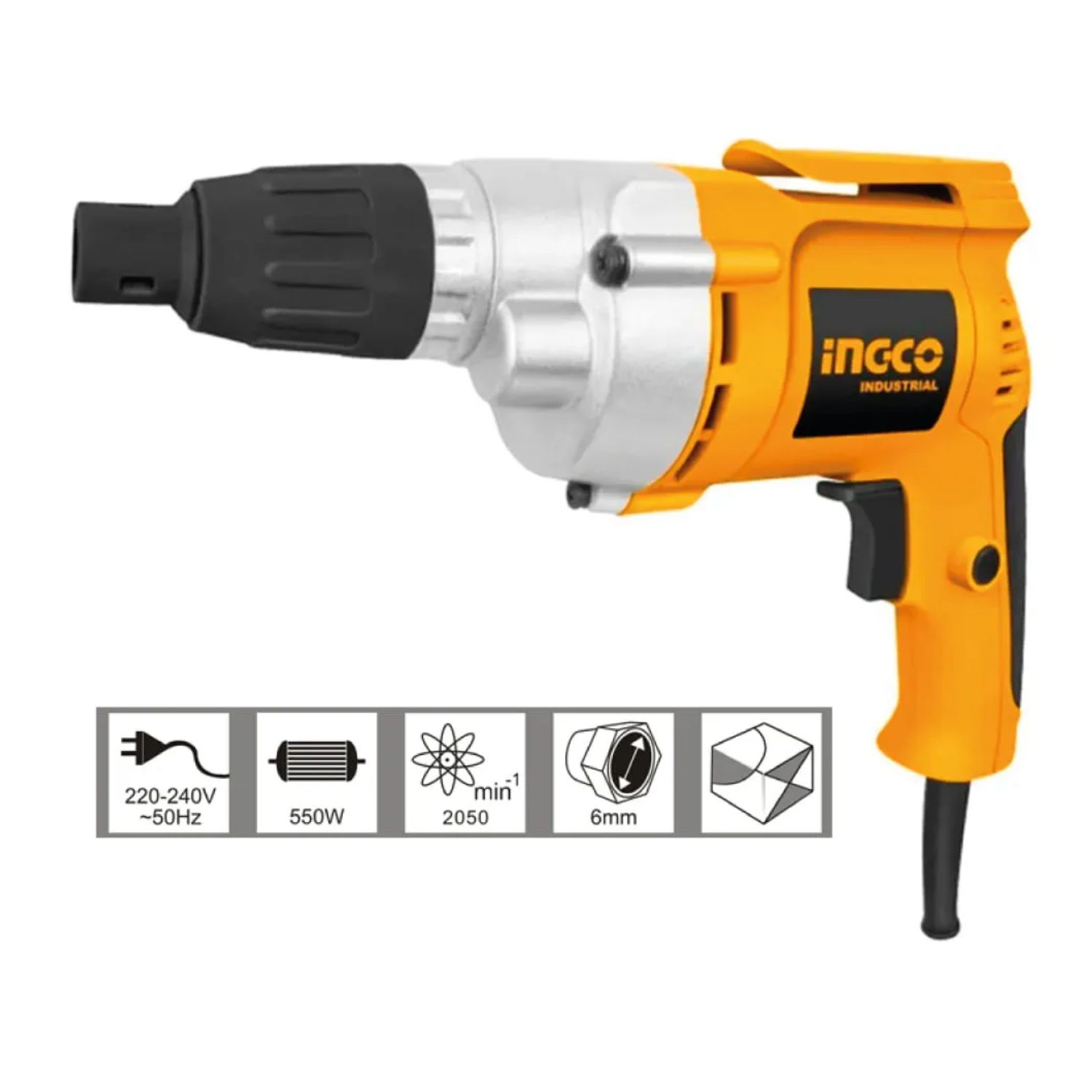 ATORNILLADOR ELÉCTRICO PARA DRYWALL 550W INGCO - 2