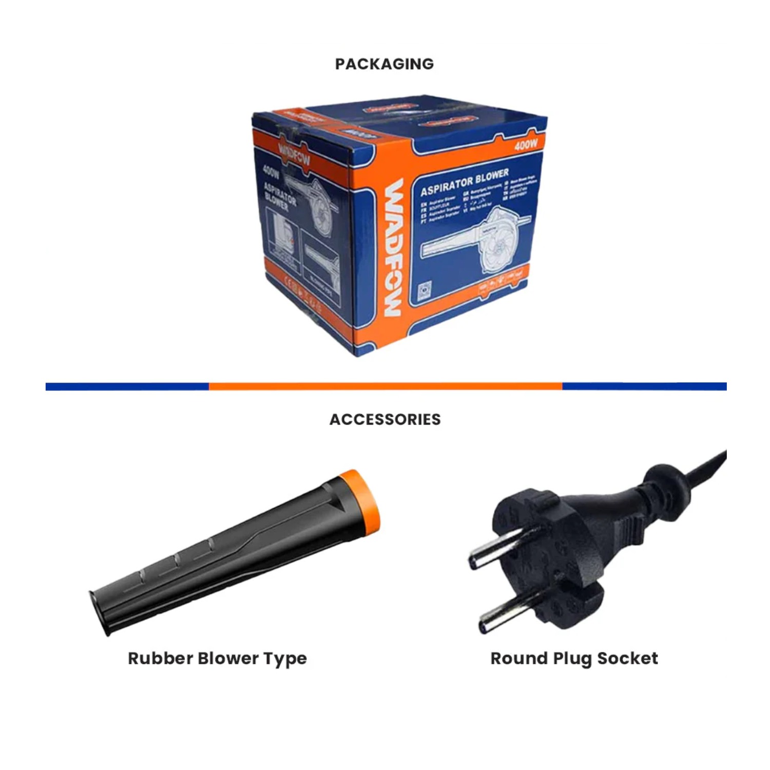 SOPLADORA DE AIRE 400W WADFOW - 5