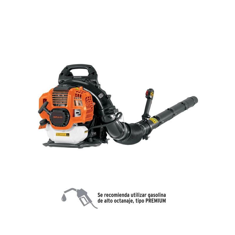 SOPLADORA CON MOTOR DE 53CC A GASOLINA TIPO MOCHILA TRUPER - 2