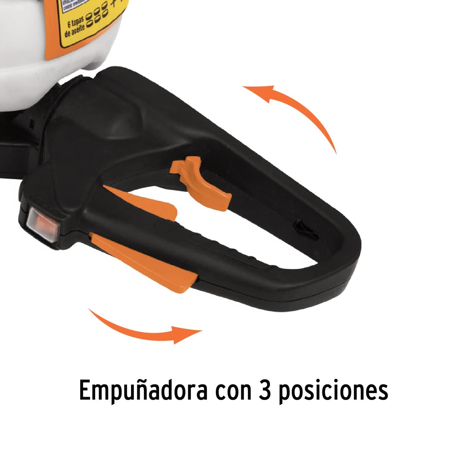 CORTASETOS CON MOTOR A GASOLINA 26 CC PROFESIONAL TRUPER - 4