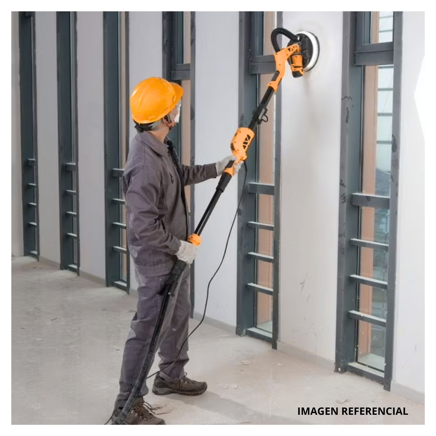 LIJADORA DE PARED Y TECHO TELESCÓPICA INDUSTRIAL 1050W INGCO - 8
