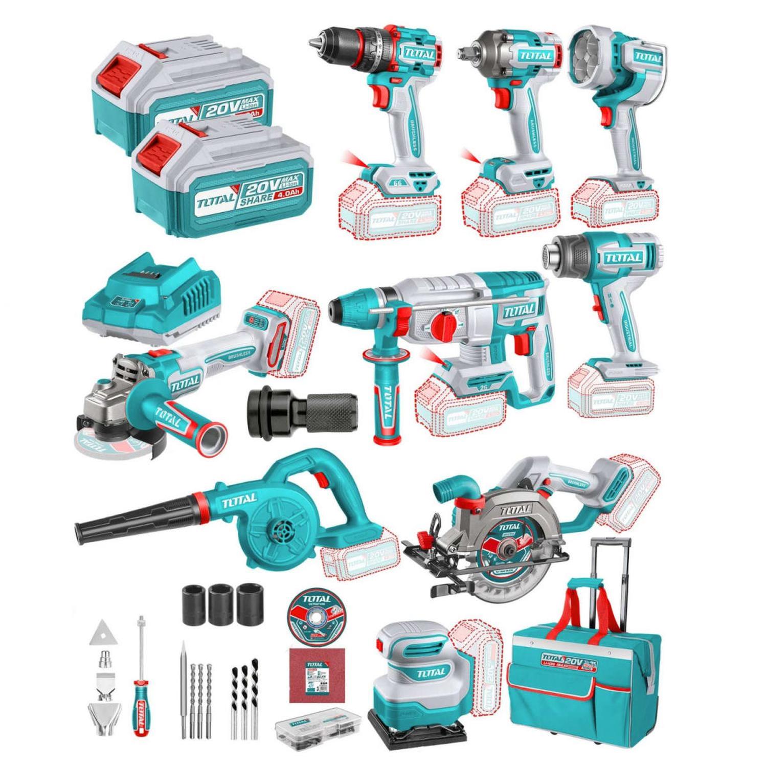 SUPERCOMBO INALAMBRICO INDUSTRIAL 9 EN 1 PRO INDUSTRIAL TOTAL - 1