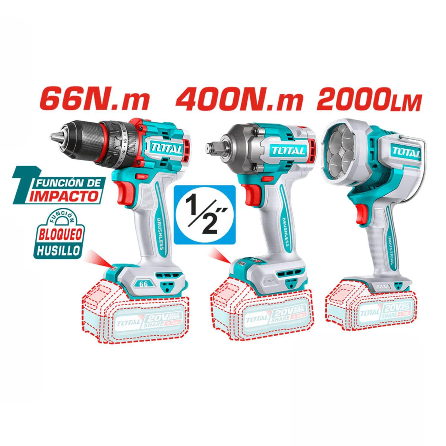 SUPERCOMBO INALAMBRICO INDUSTRIAL 9 EN 1 PRO INDUSTRIAL TOTAL - 3