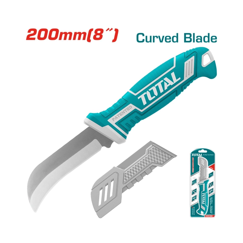 CUCHILLA PELACABLE CURVA 200MM ERGONOMICO TOTAL - 2