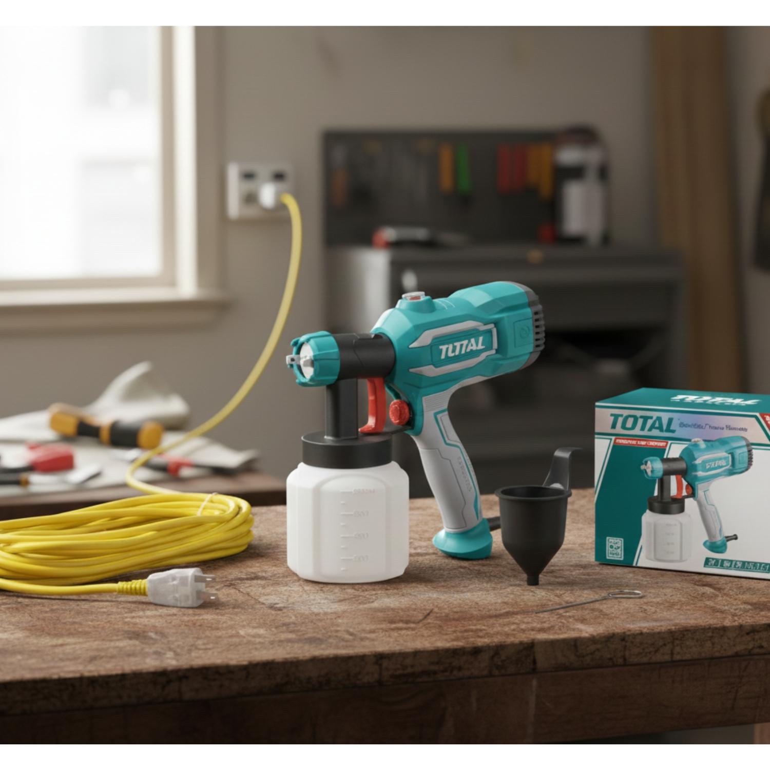 PISTOLA PARA PINTAR 450W TOTAL + EXTENSION 10M HOME LIGHT - 9