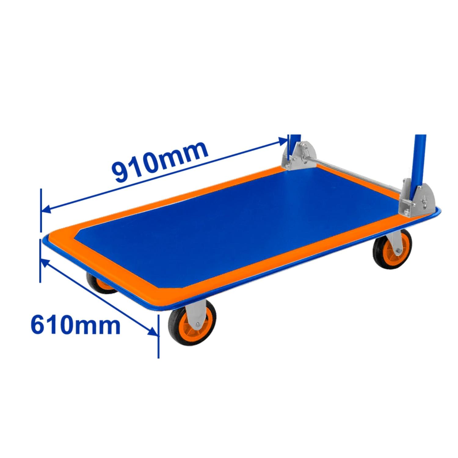 CARRETILLA DE MANO CON PLATAFORMA 300KG WADFOW - 3