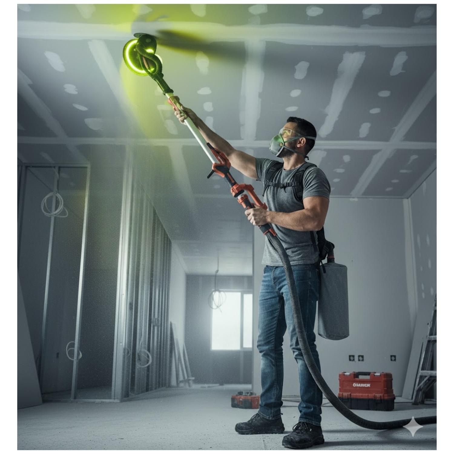 LIJADORA DE PARED Y TECHO 1100W RANKOR - 5