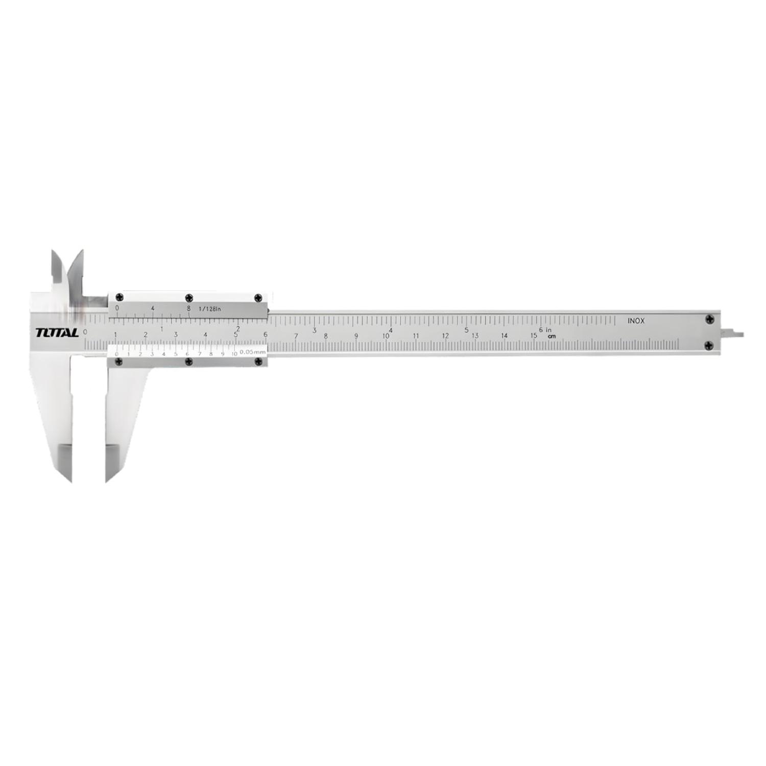 CALIBRADOR VERNIER 6'' 150MM CON ESTUCHE TOTAL - 1