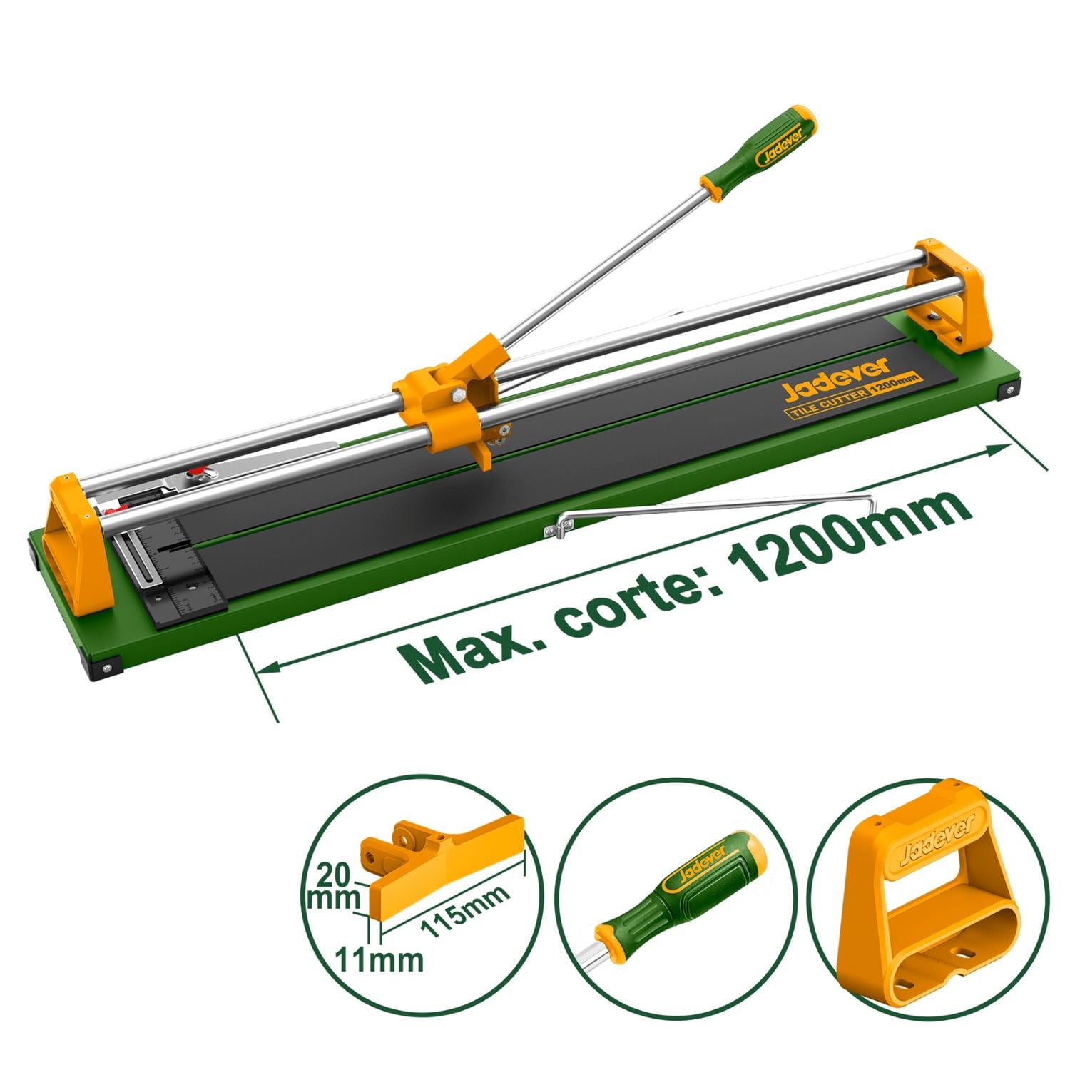 CORTADOR DE MAYOLICA 120CM 14MM JADEVER - 3