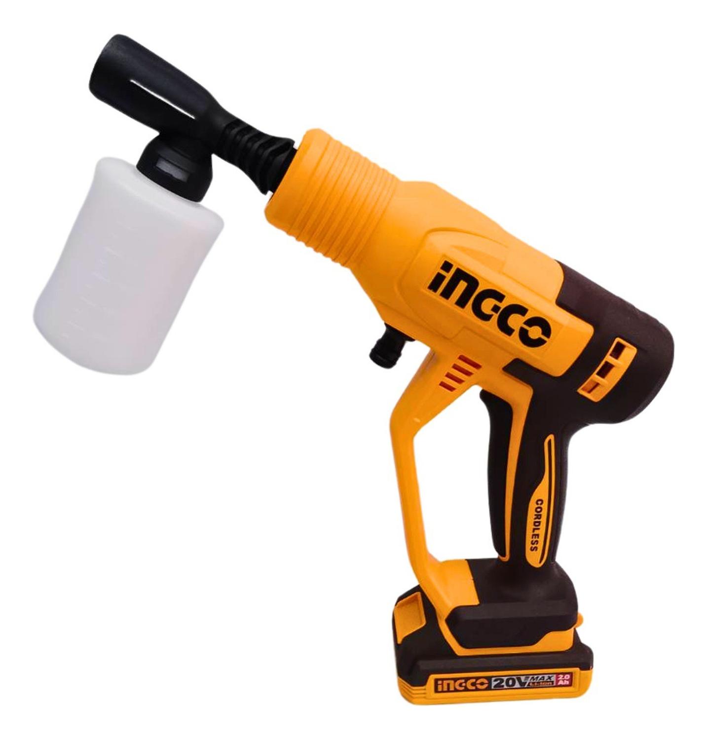 HIDROLAVADORA INALÁMBRICA INCLUYE BATERÍA Y CARGADOR INGCO - 5
