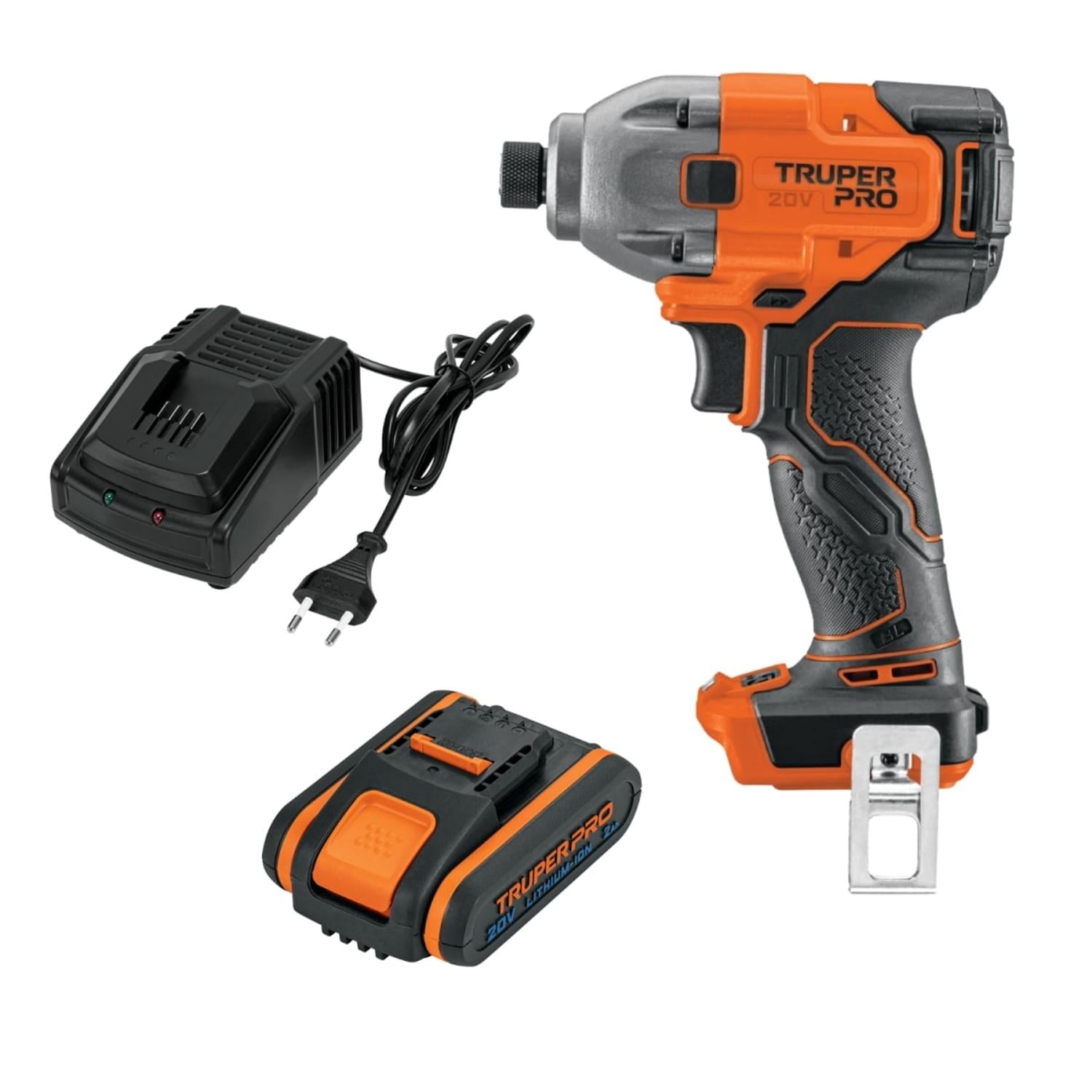 ATORNILLADOR DE IMPACTO 20V +1 BATERIA 2AH+ CARGADOR TRUPER - 1