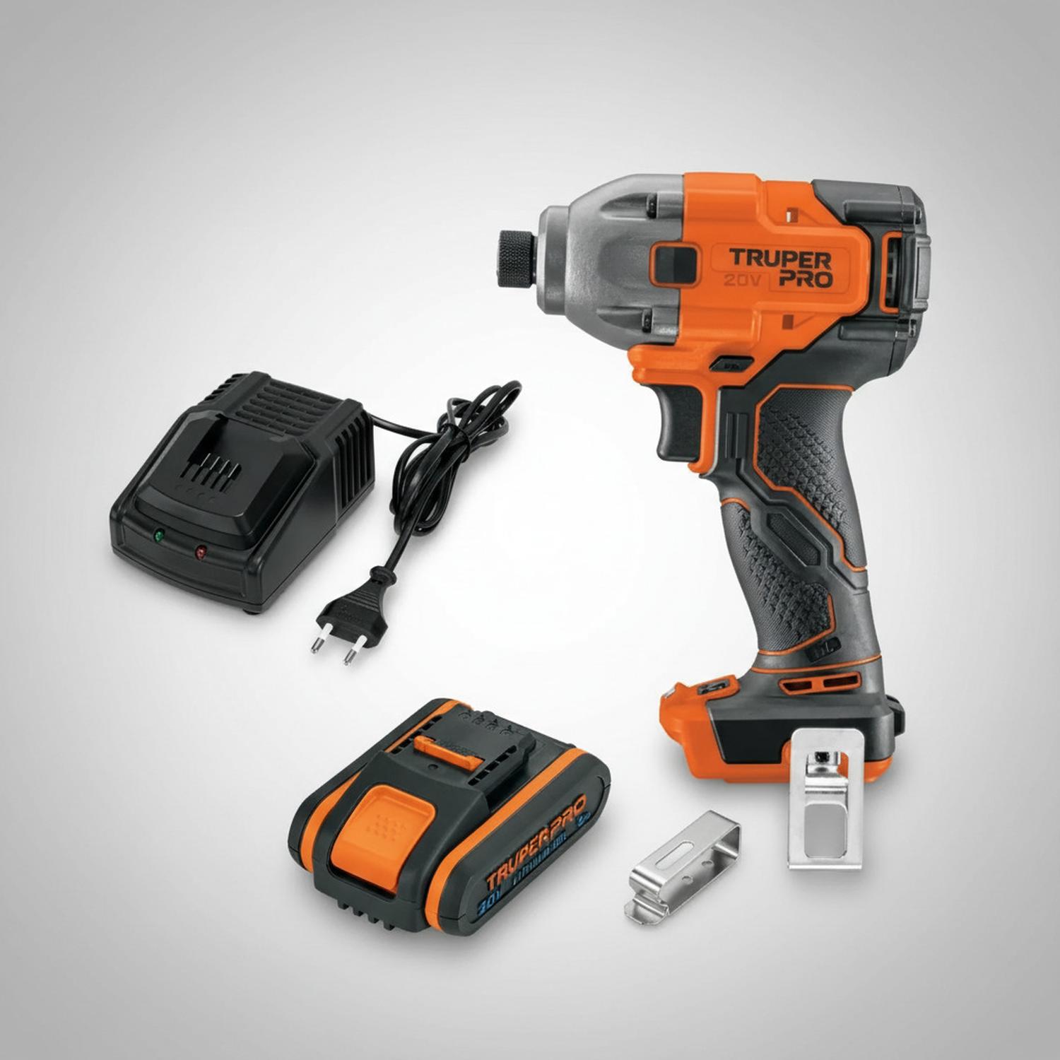 ATORNILLADOR DE IMPACTO 20V +1 BATERIA 2AH+ CARGADOR TRUPER - 7