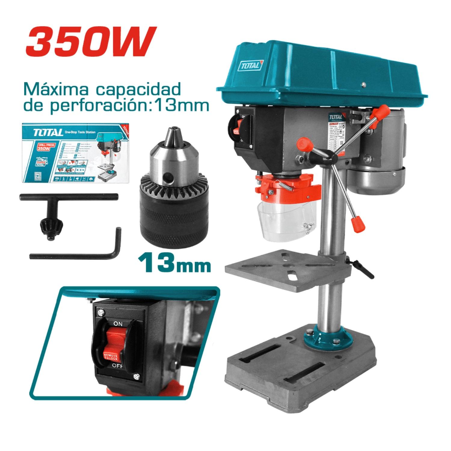 TALADRO DE BANCO 13MM 0.5HP 350W TOTAL - 4