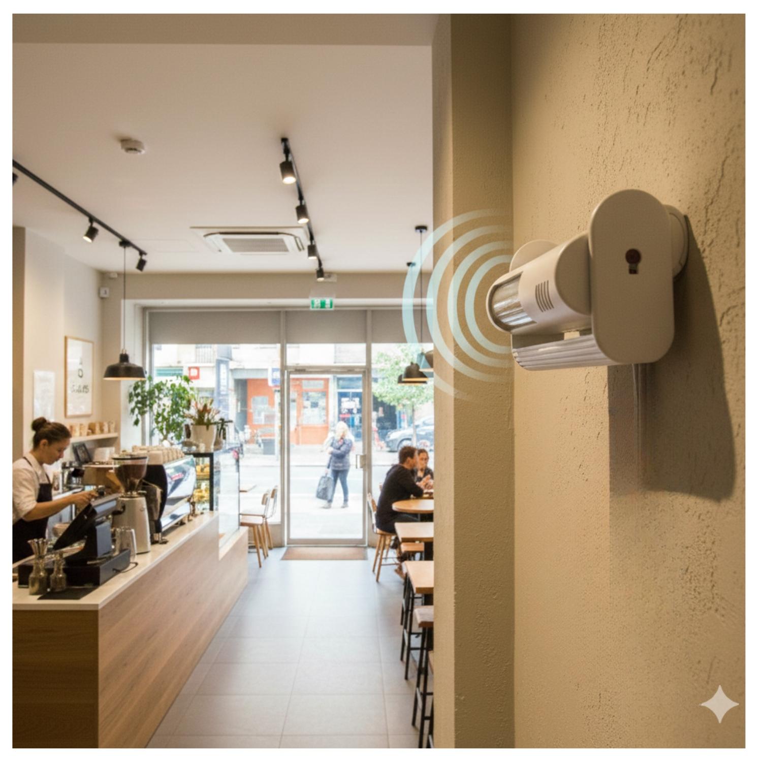 SENSOR DE MOVIMIENTO CON ALARMA Y TIMBRE OPALUX - 2