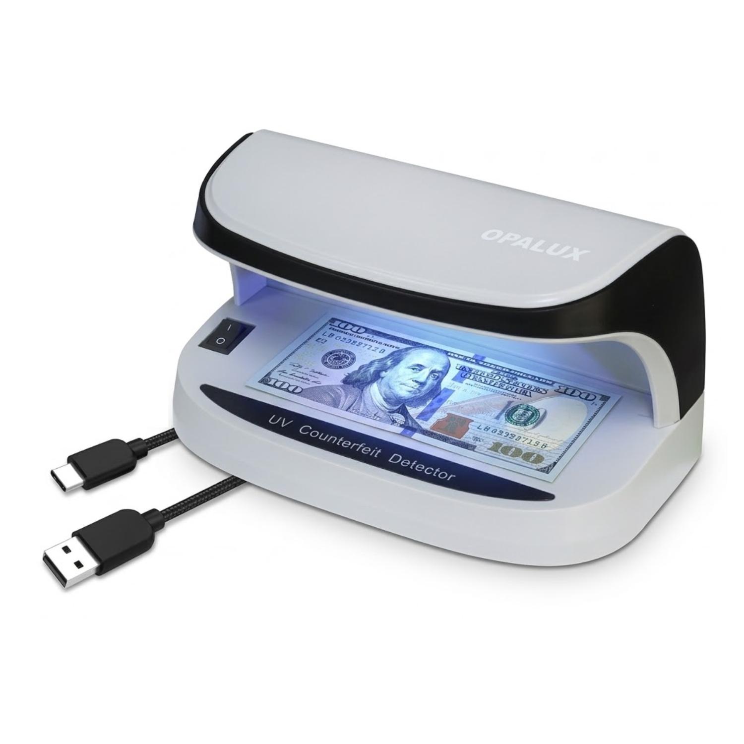 DETECTOR DE BILLETES FALSOS RECARGABLE OPALUX - 1