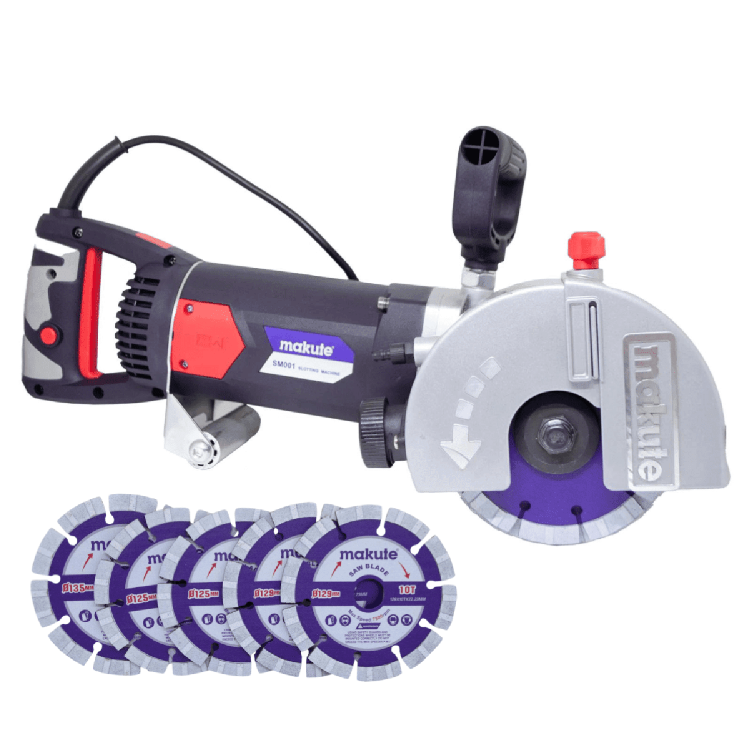 RANURADORA DE CONCRETO 2400W + VIBRADOR DE CONCRETO MAKUTE - 4