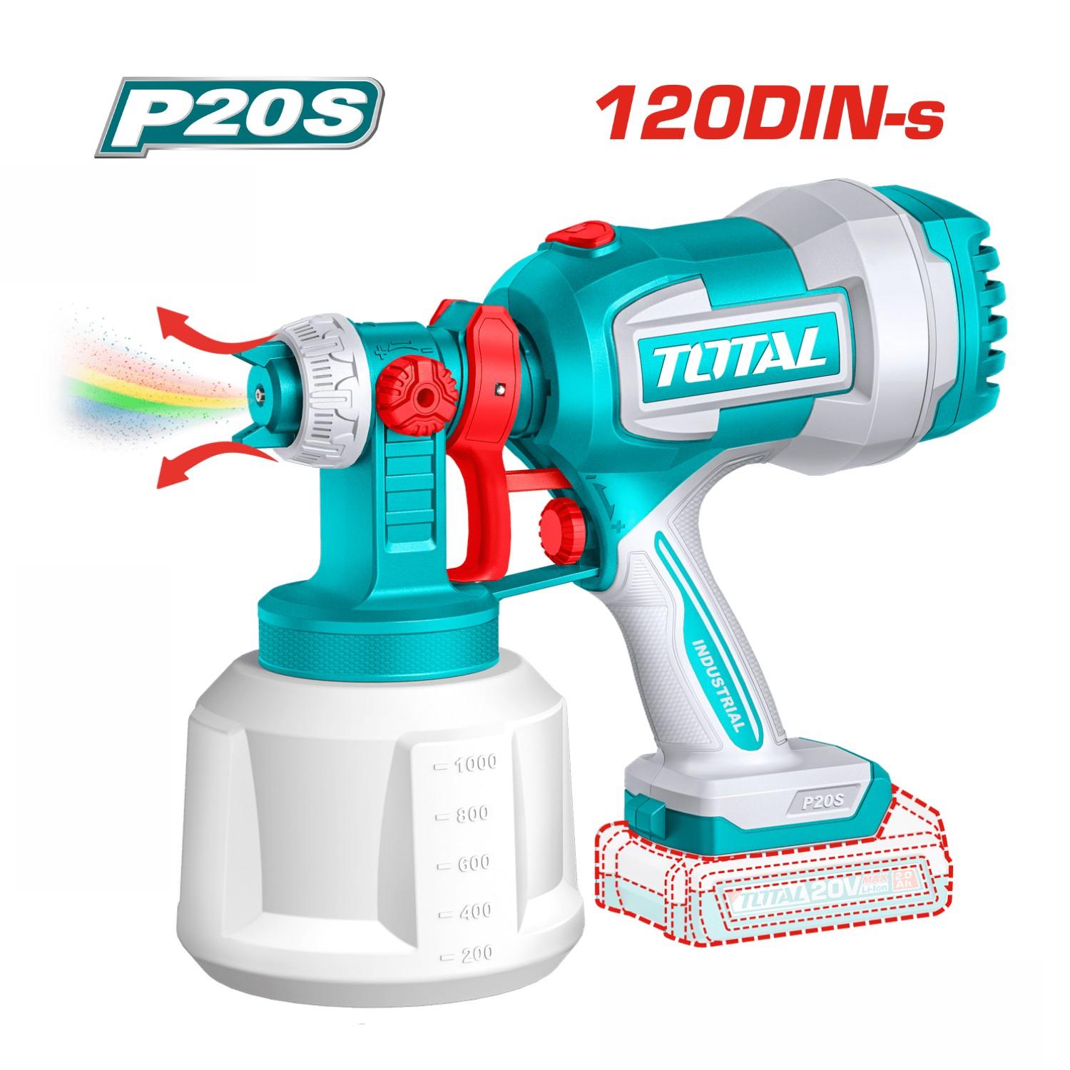 TALADRO ATORNILLADOR 60NM + PISTOLA PARA PINTAR 20V TOTAL - 6
