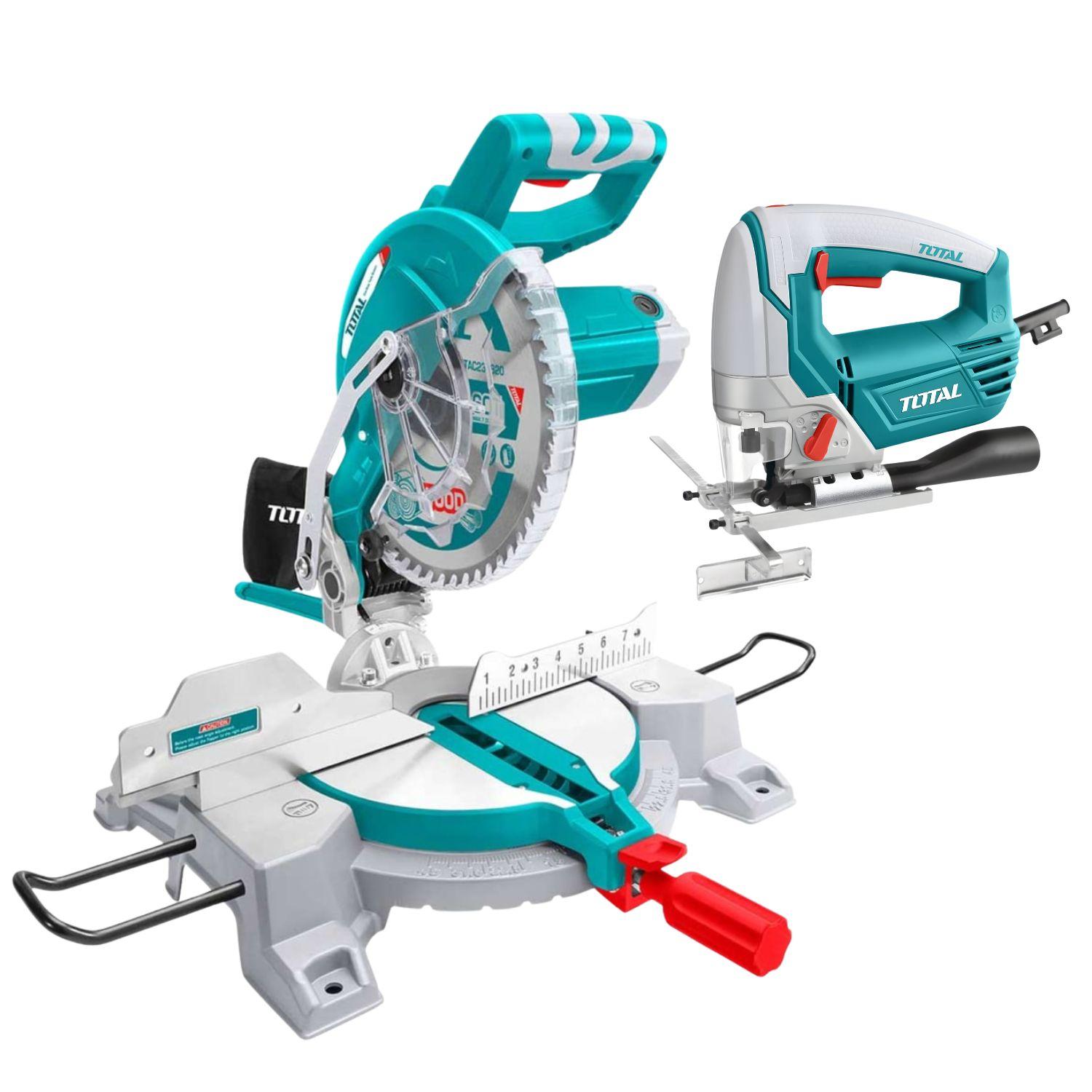 SIERRA INGLETADORA 1800W 10' + SIERRA CALADORA 800W TOTAL - 1
