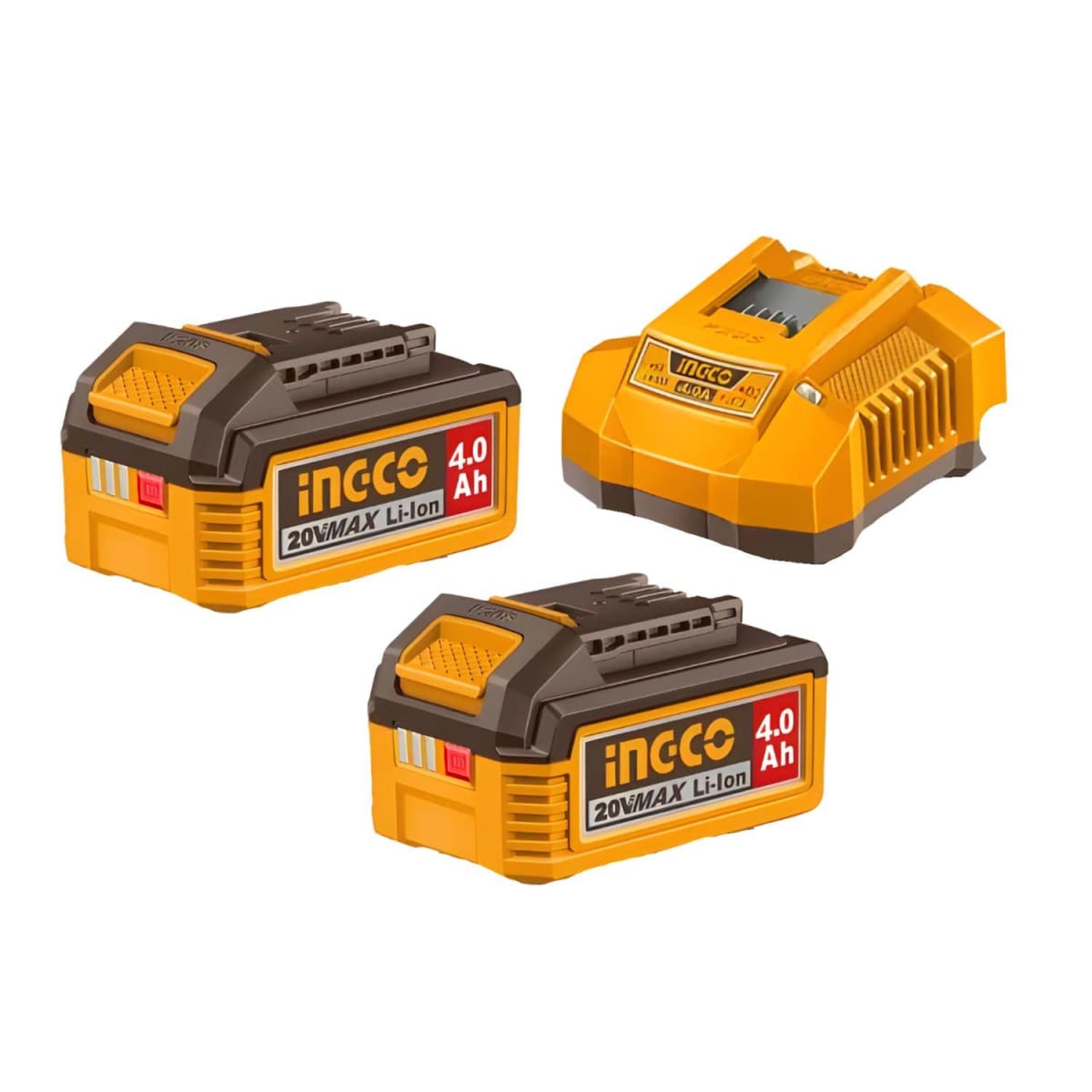 TALADRO PERCUTOR 96NM + LLAVE DE IMPACTO 850NM + AMOLADORA 20V INGCO - 7