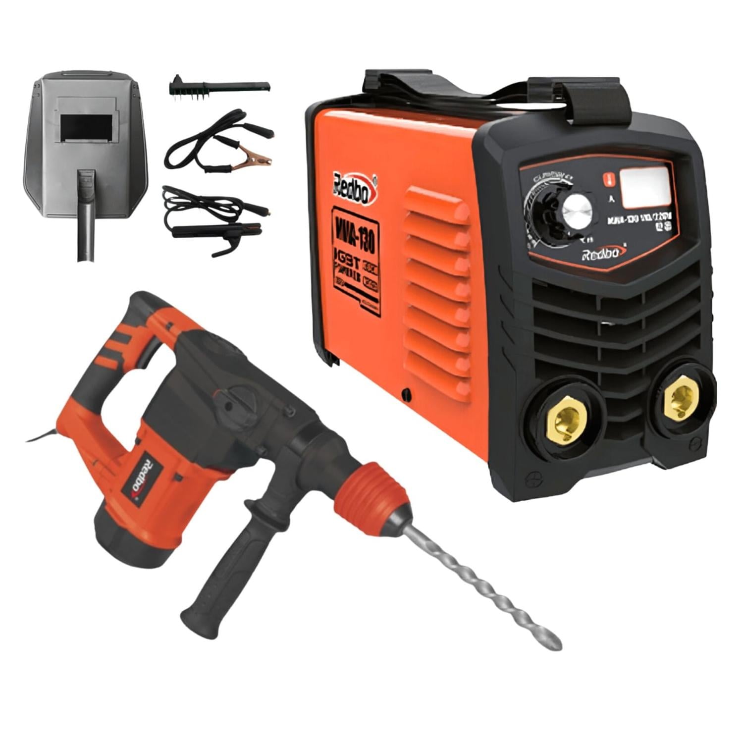ROTORMARTILLO 1100W + SOLDADORA 130A REDBO - 1