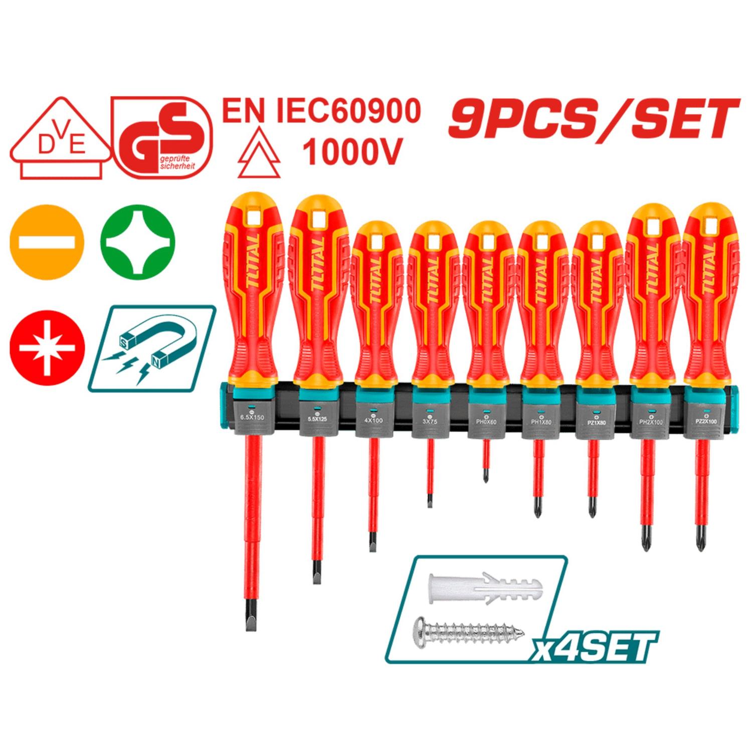 ESCALERA FIBRA DE VIDRIO 5 PASOS WADFOW + KIT ELECTRICISTA TOTAL - 7
