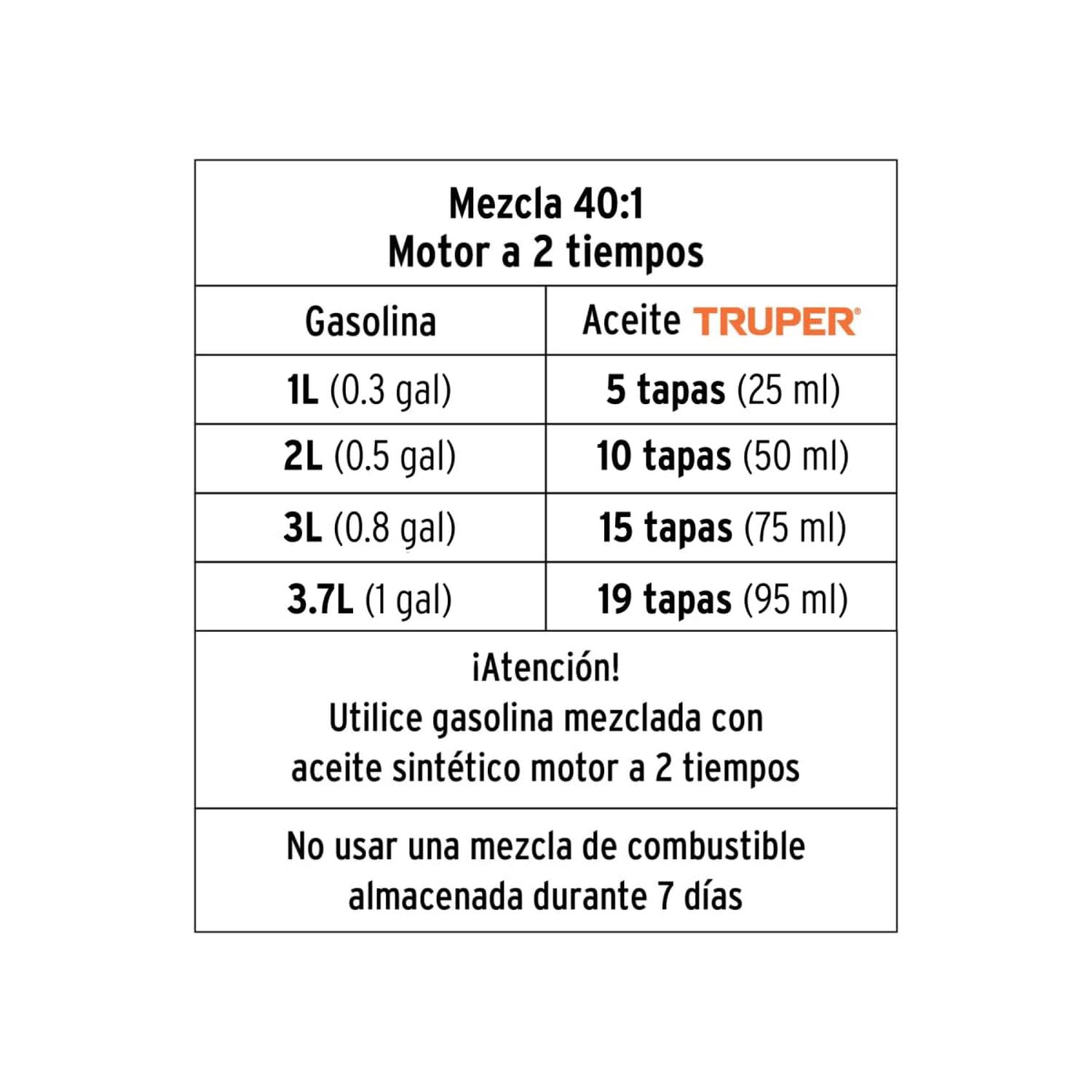 MOTOSIERRA 20' + DESMALEZADORA A GASOLINA PRETUL - 5