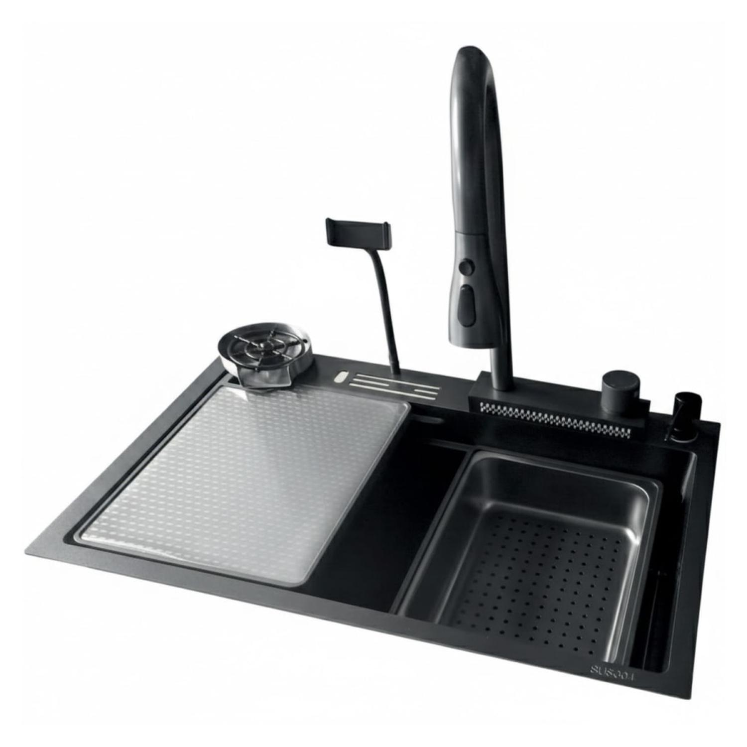 LAVADERO DE COCINA MULTIFUNCIONAL SMART MANCORA-6845 FRATELLI - 1